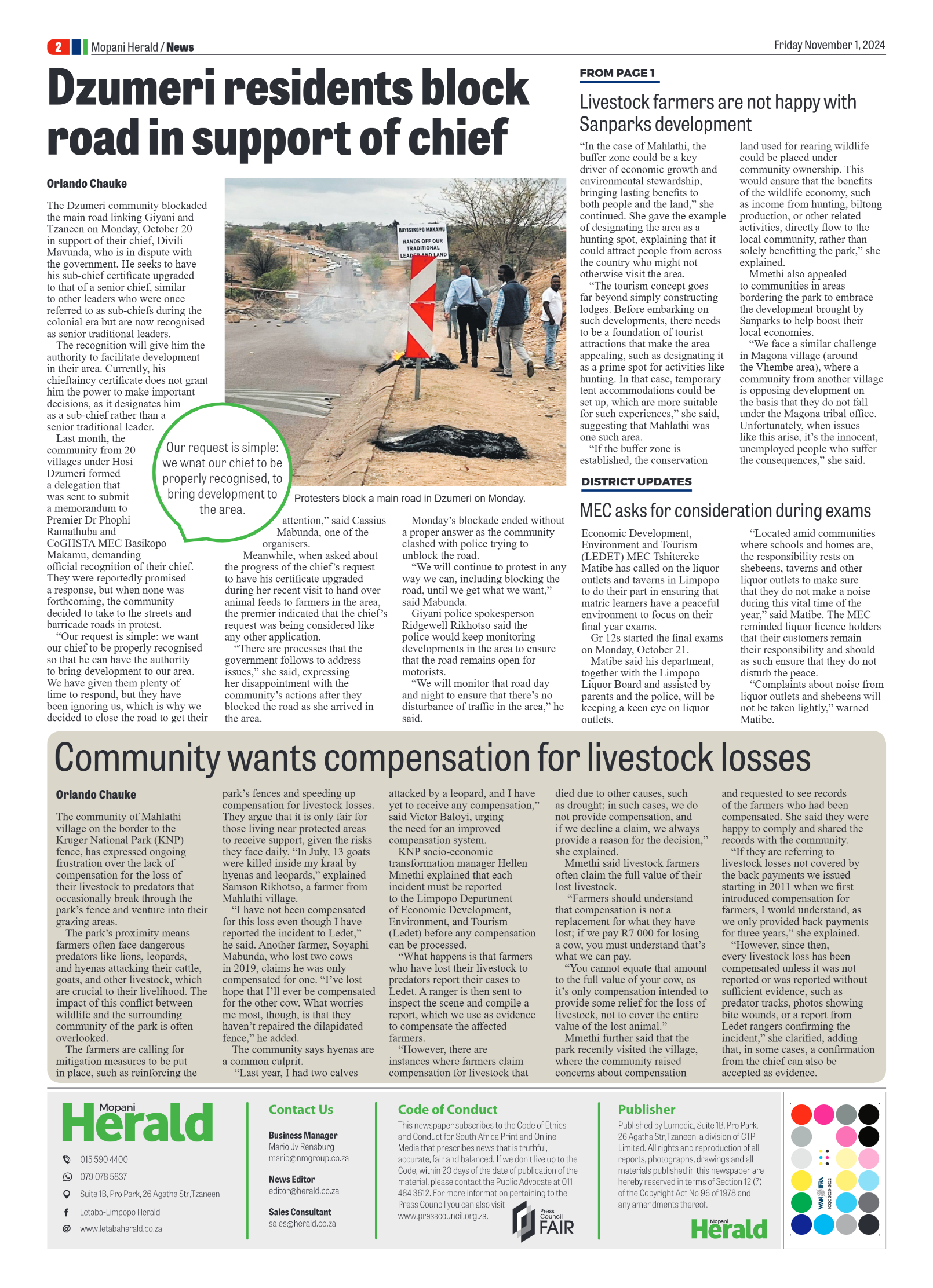 Mopani Herald page 2