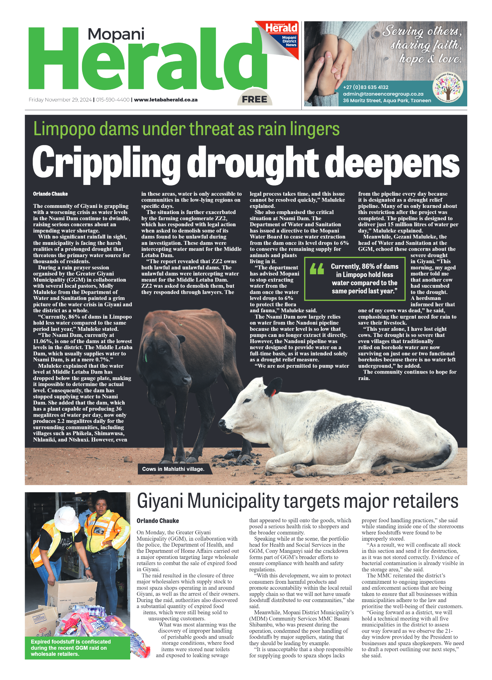 Mopani Herald page 1