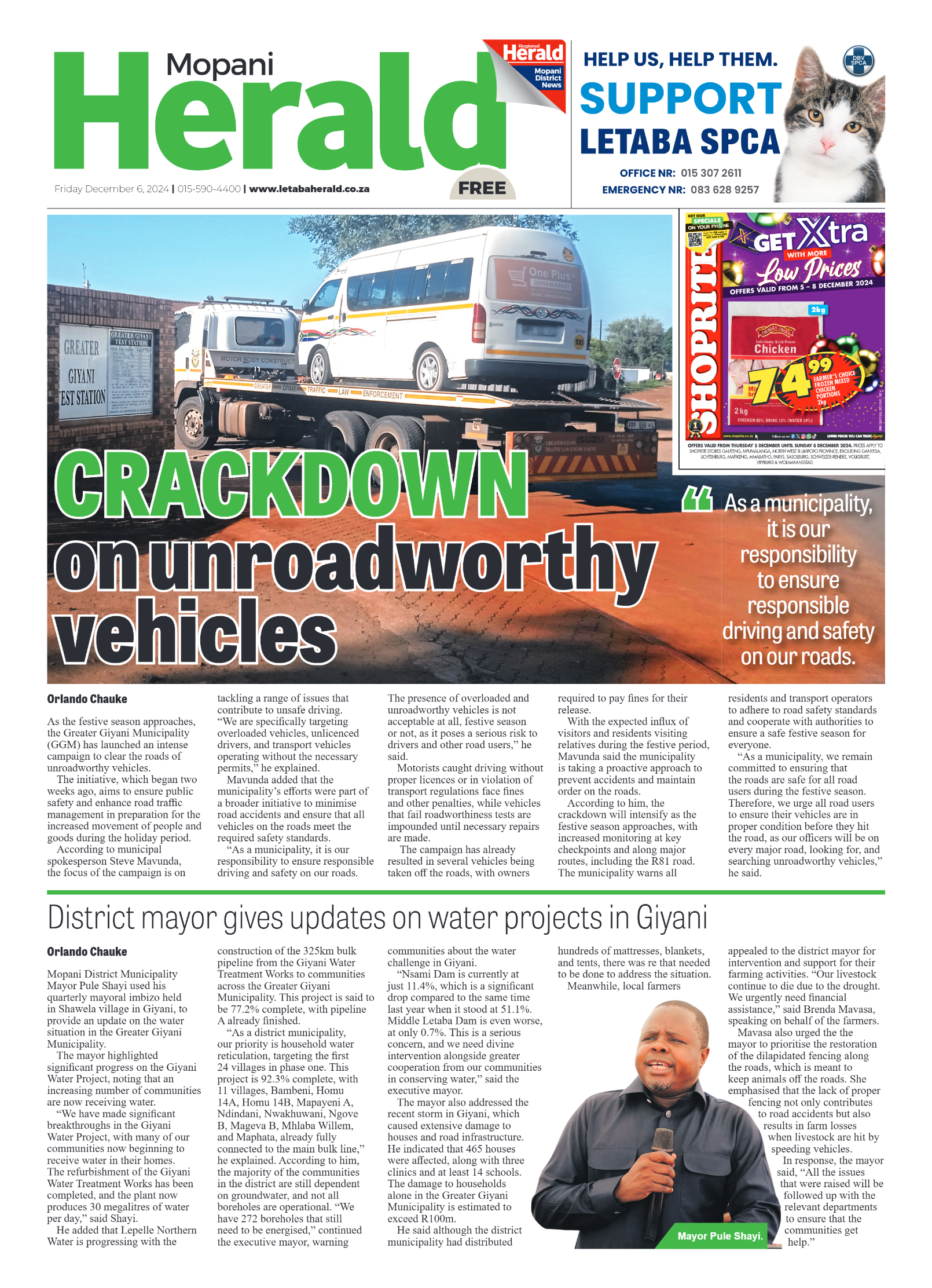 Mopani Herald page 1