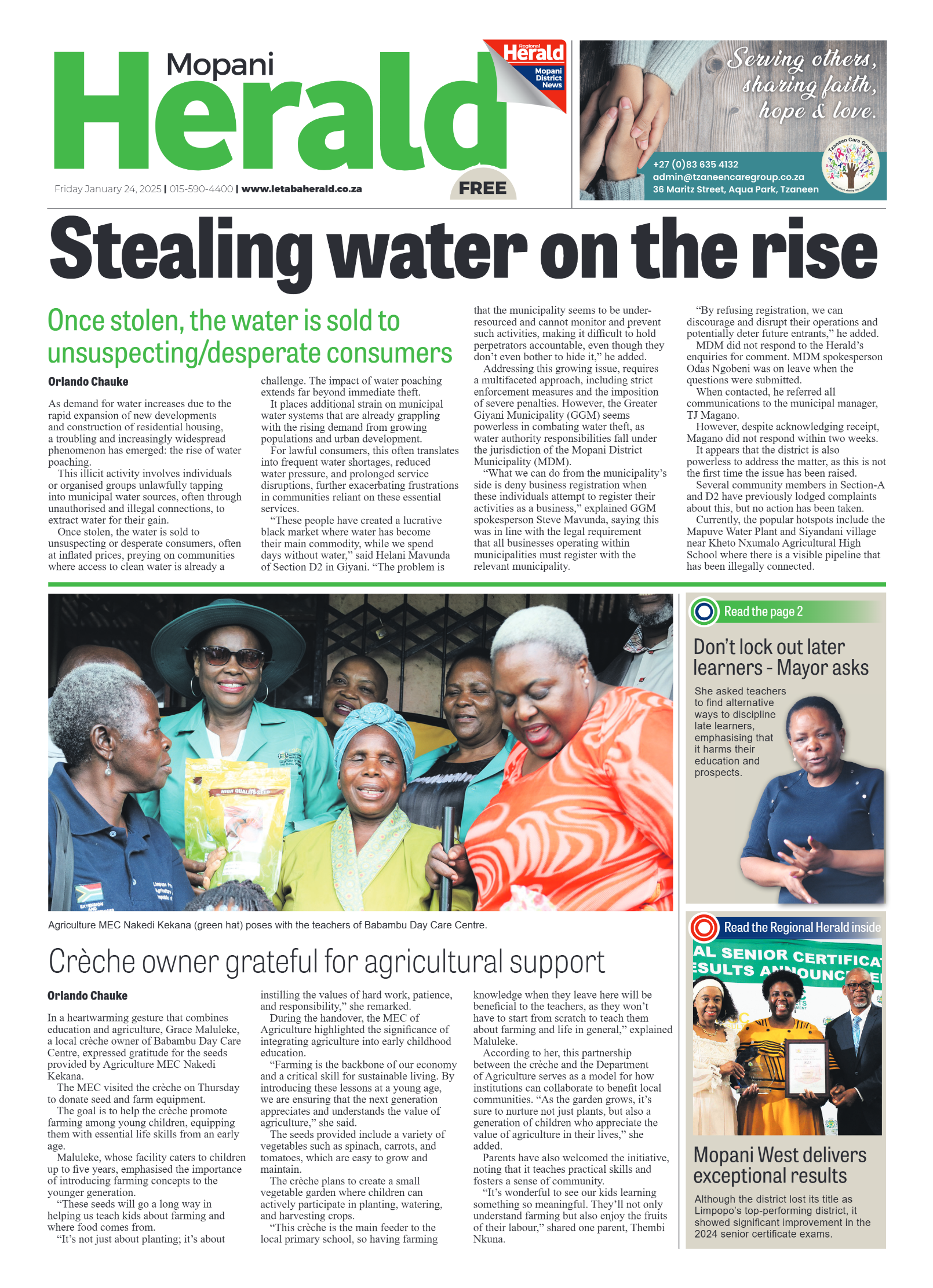 Mopani Herald page 1