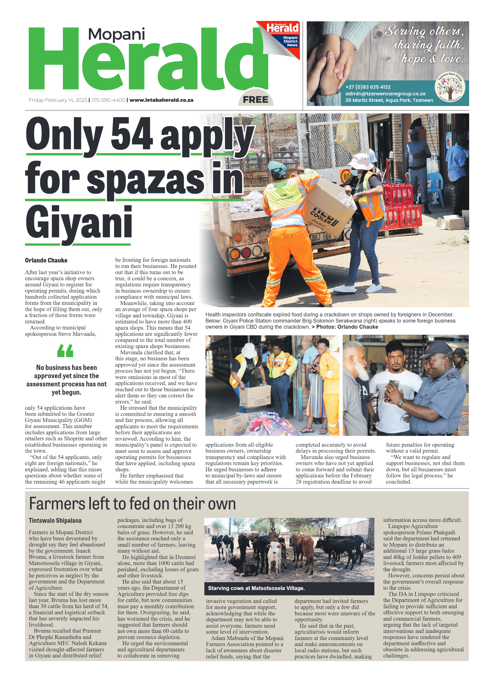 Mopani Herald page 1