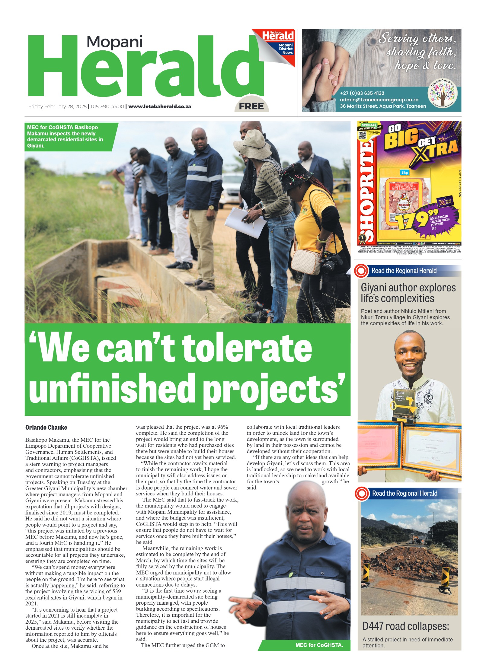 Mopani Herald page 1