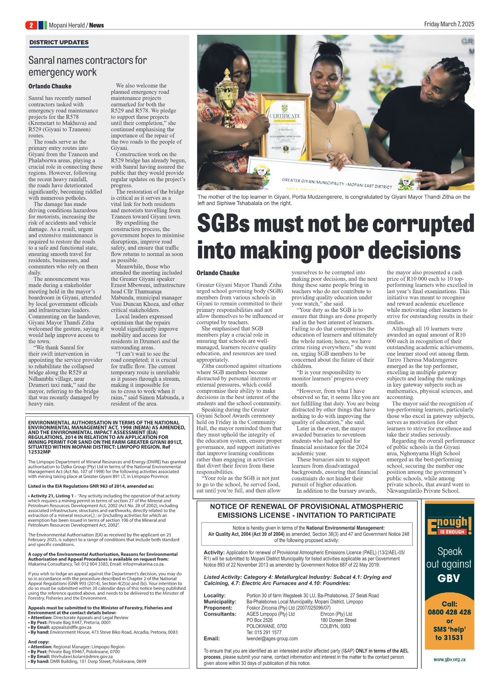 Mopani Herald page 2