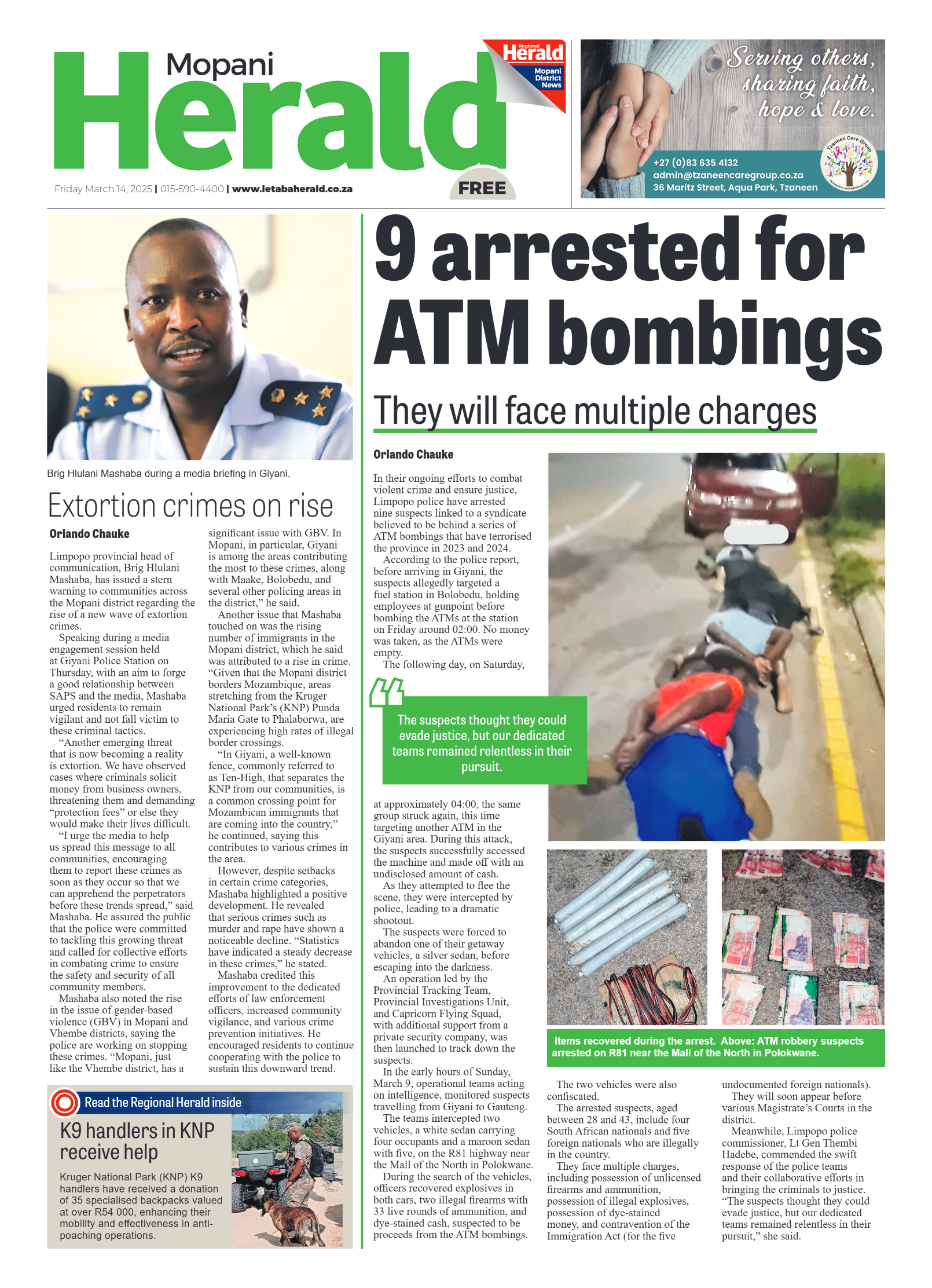 Mopani Herald page 1