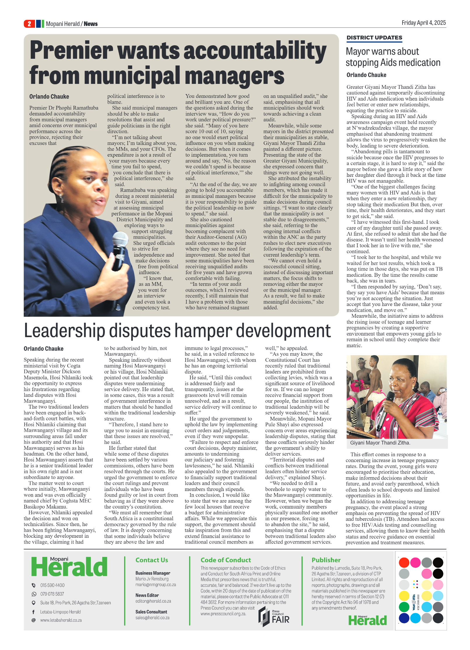 Mopani Herald page 2