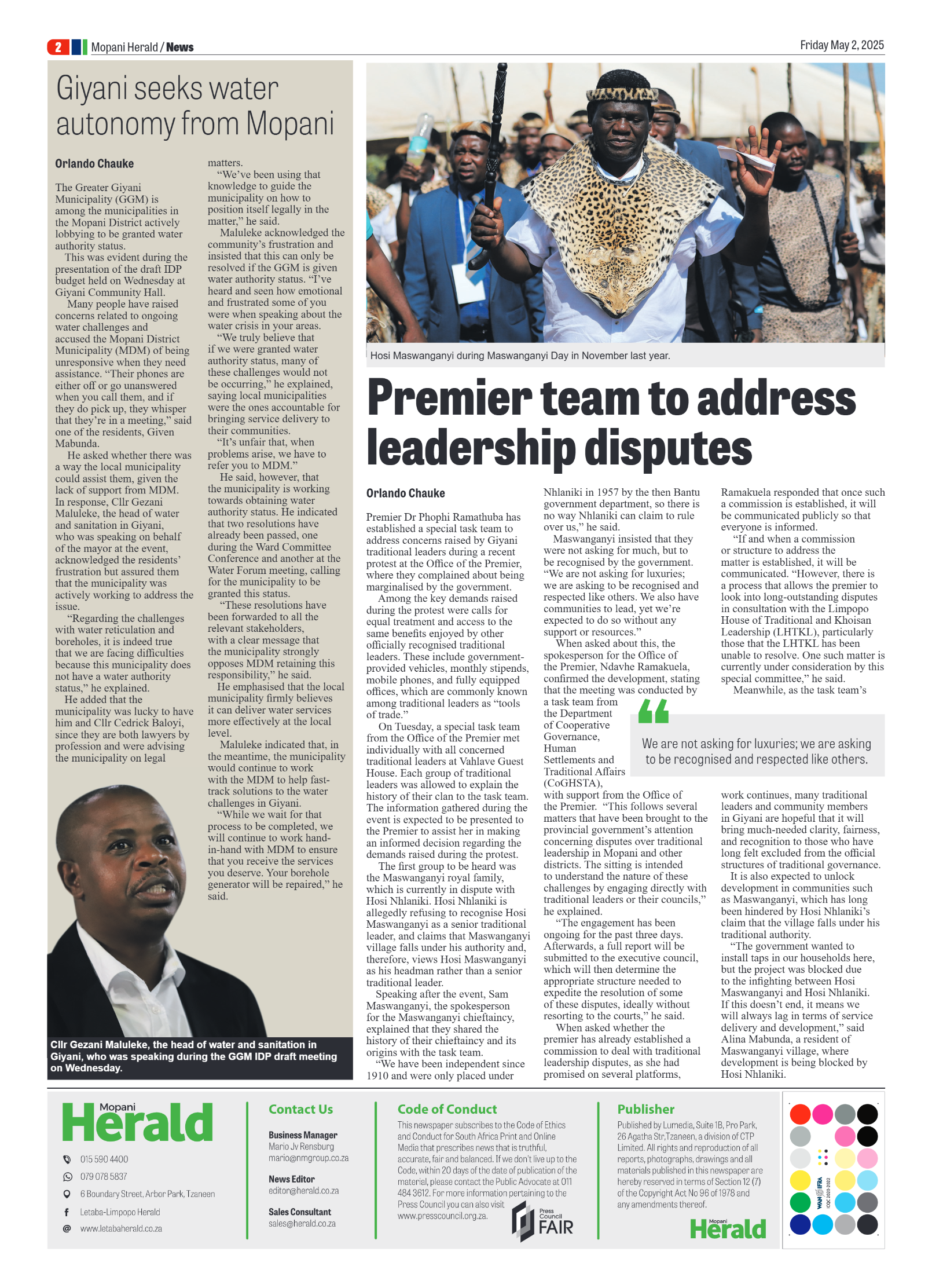 Mopani Herald page 2