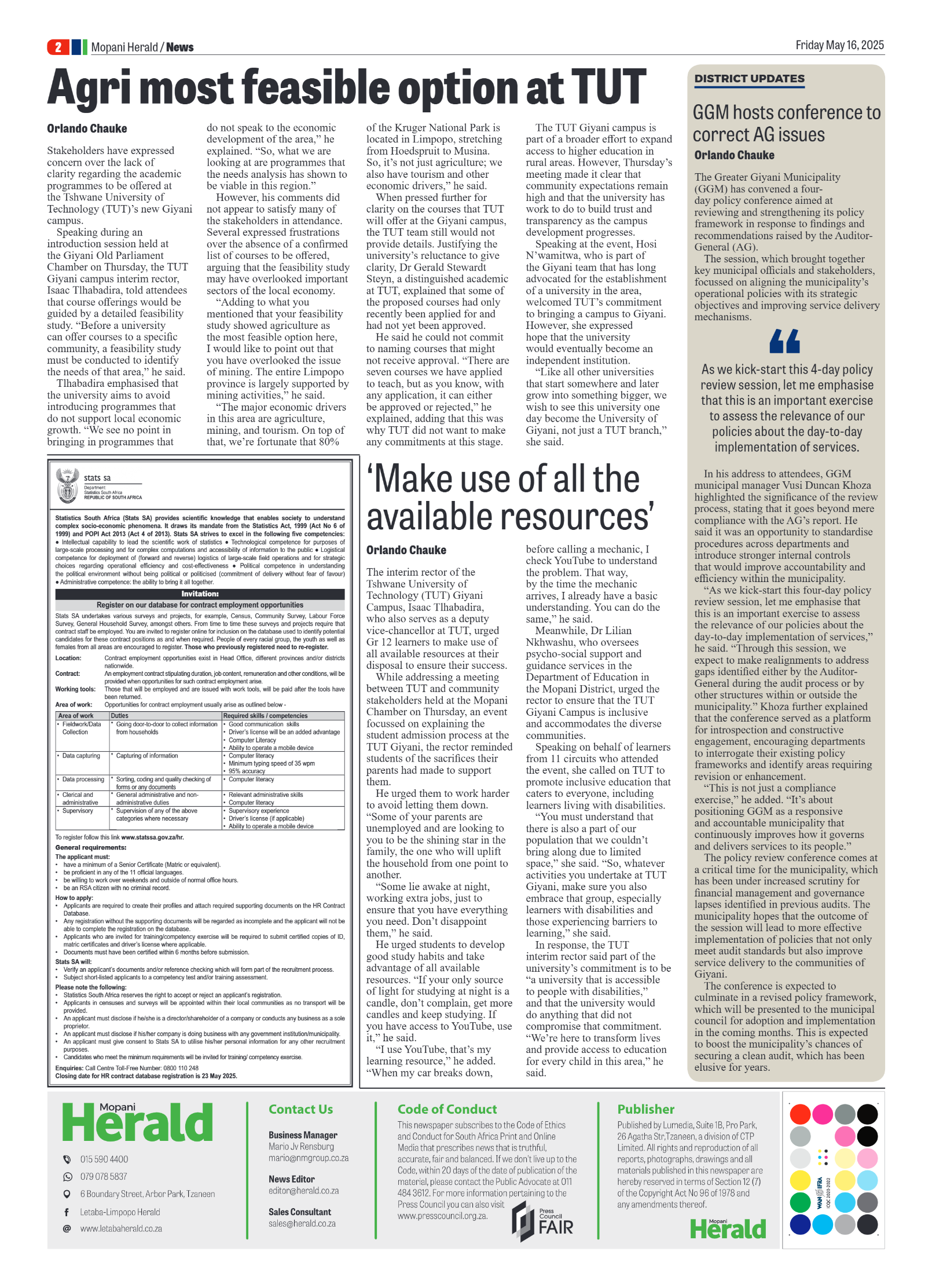 Mopani Herald page 2