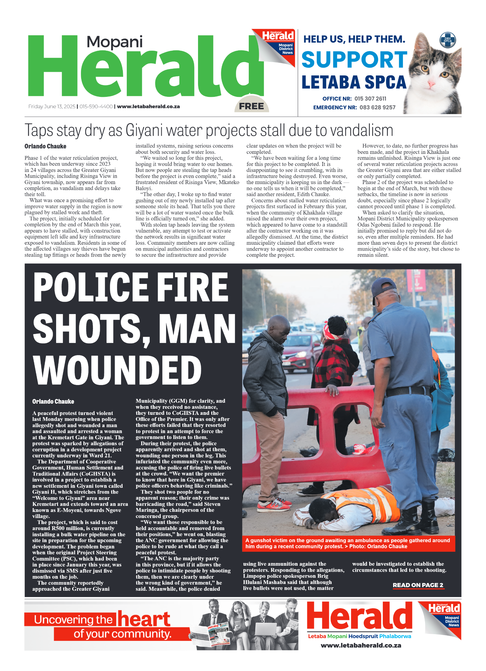 Mopani Herald page 1