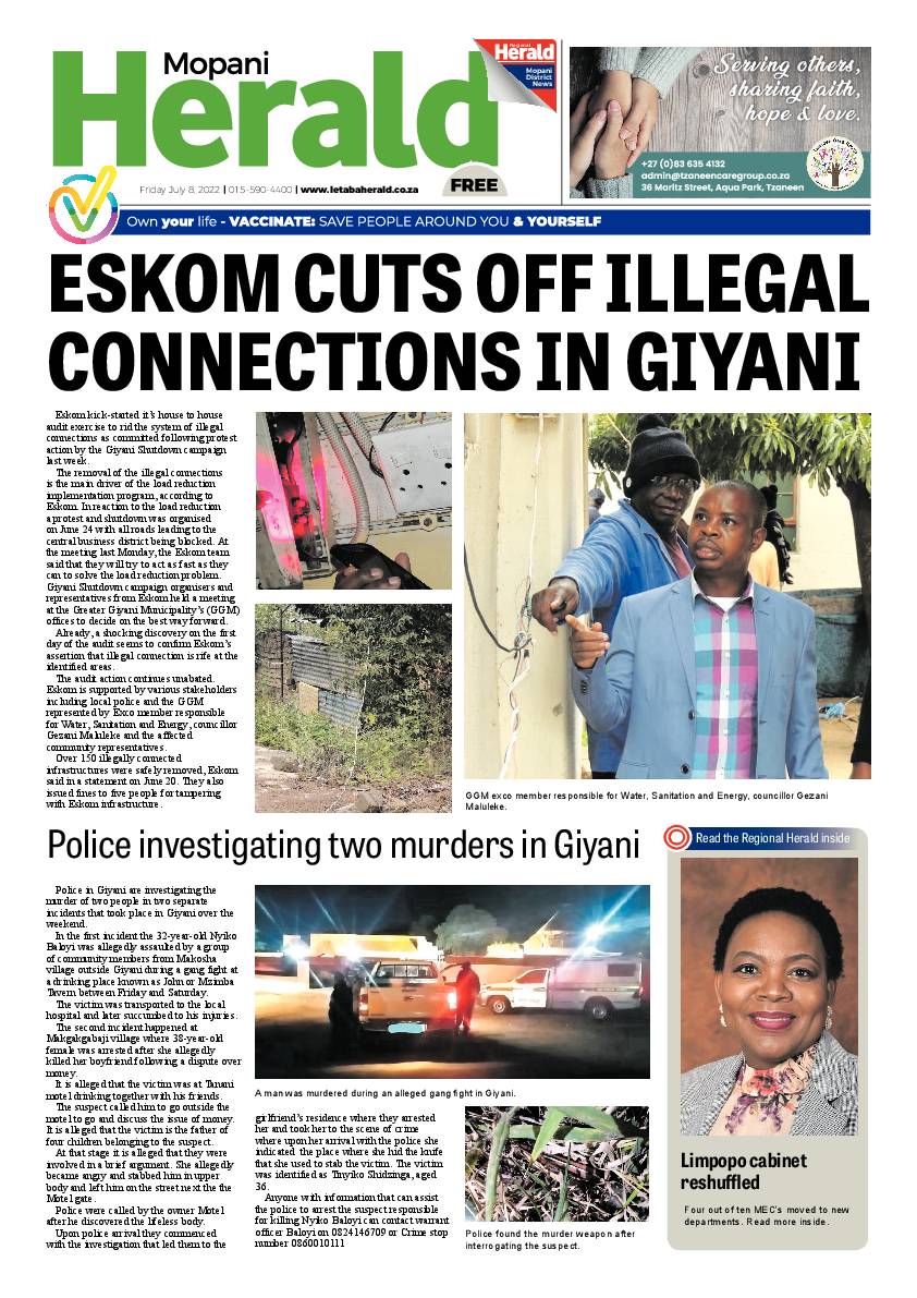 Mopani Herald page 1