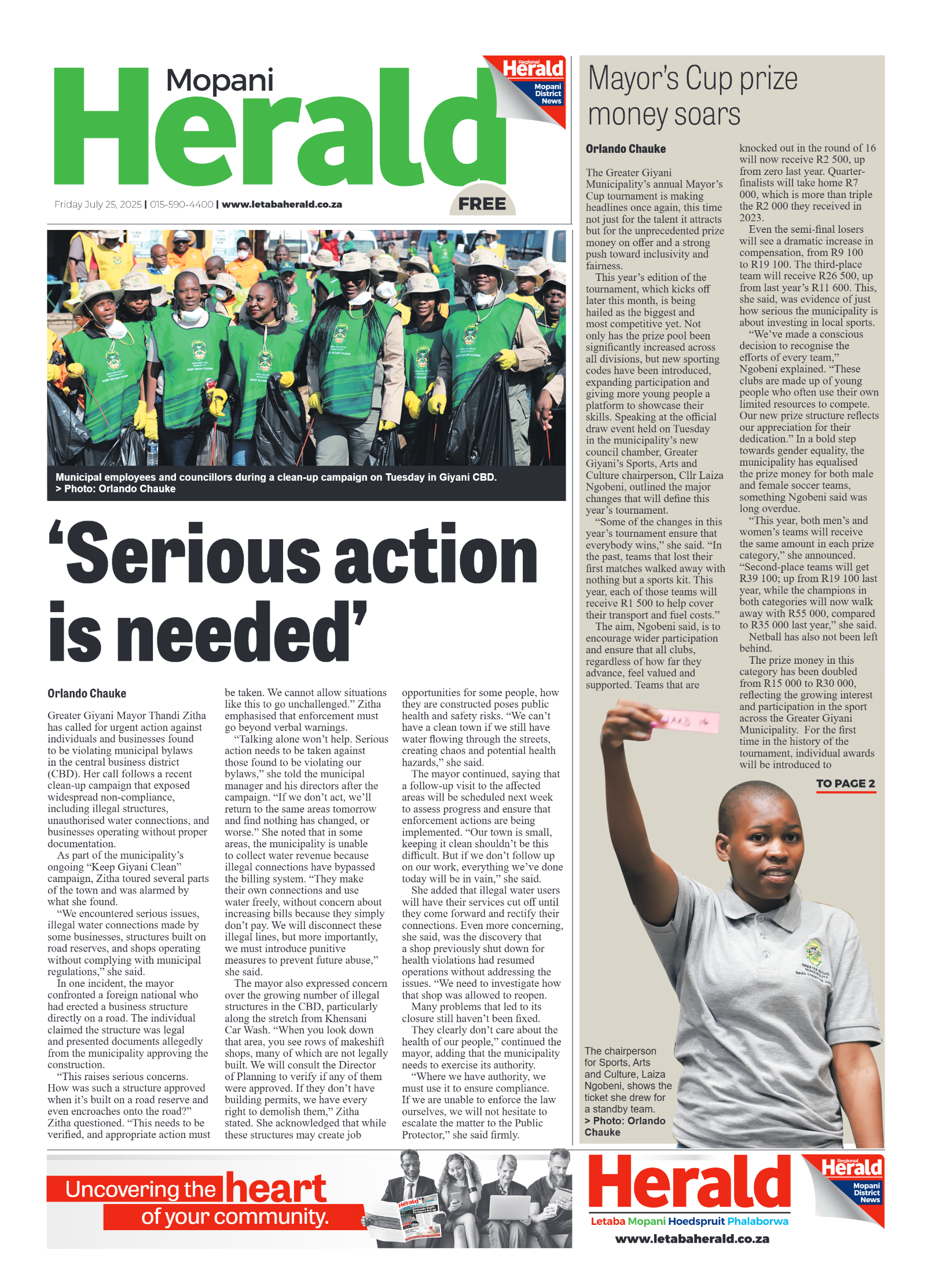 Mopani Herald page 1