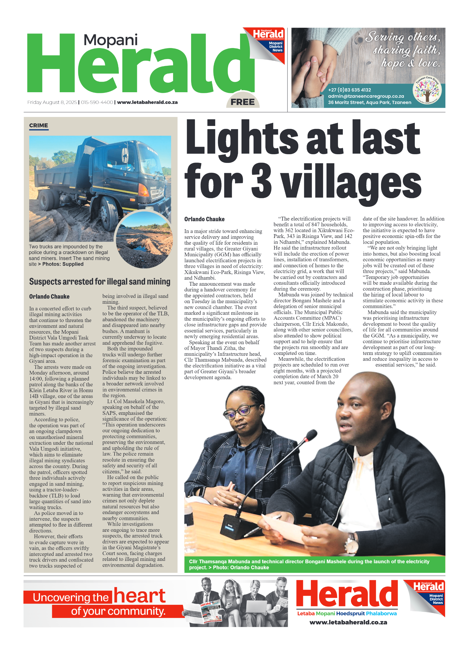 Mopani Herald page 1