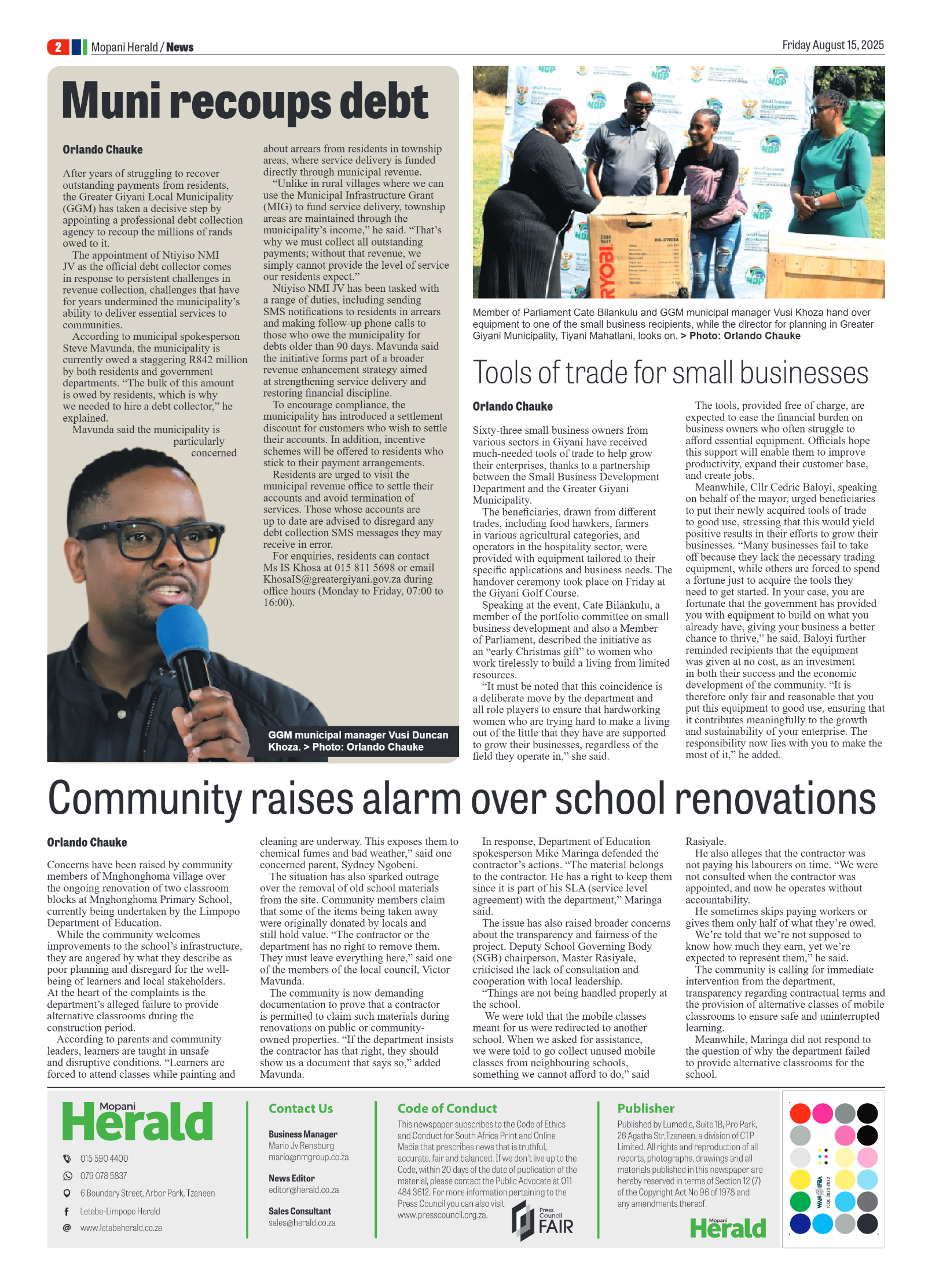 Mopani Herald page 2