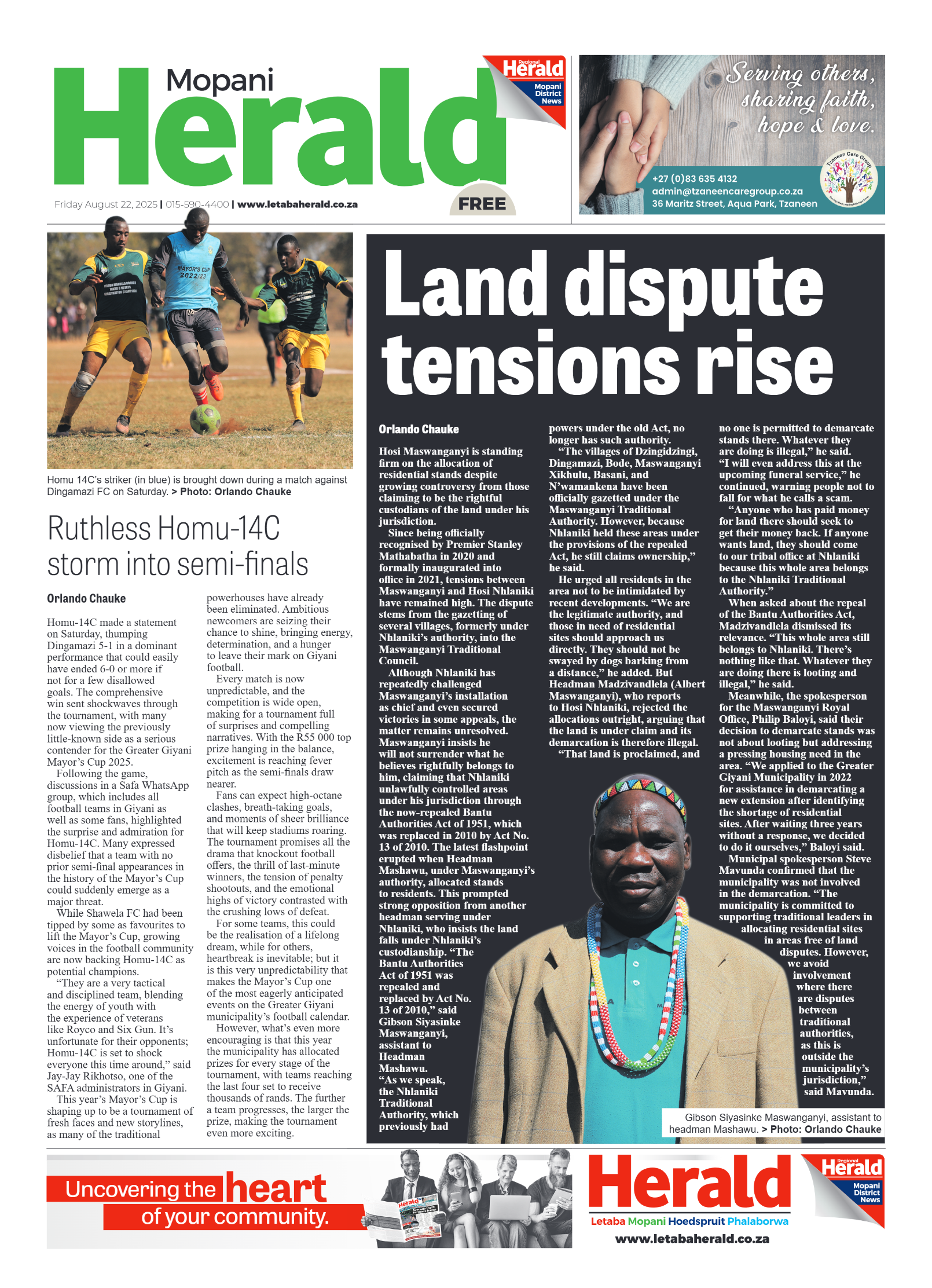 Mopani Herald page 1