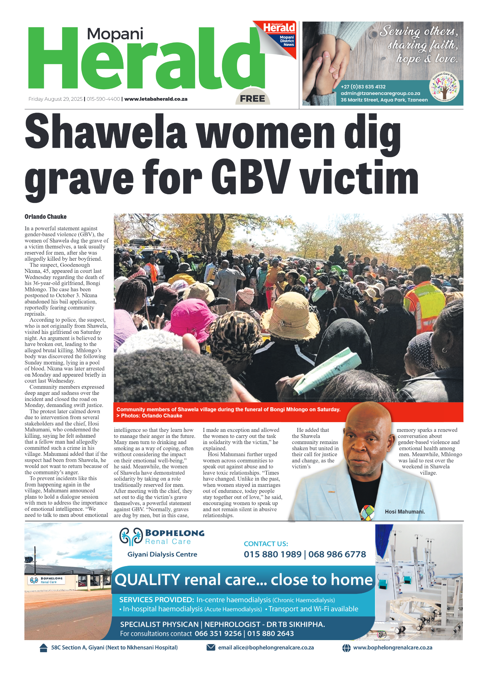 Mopani Herald page 1