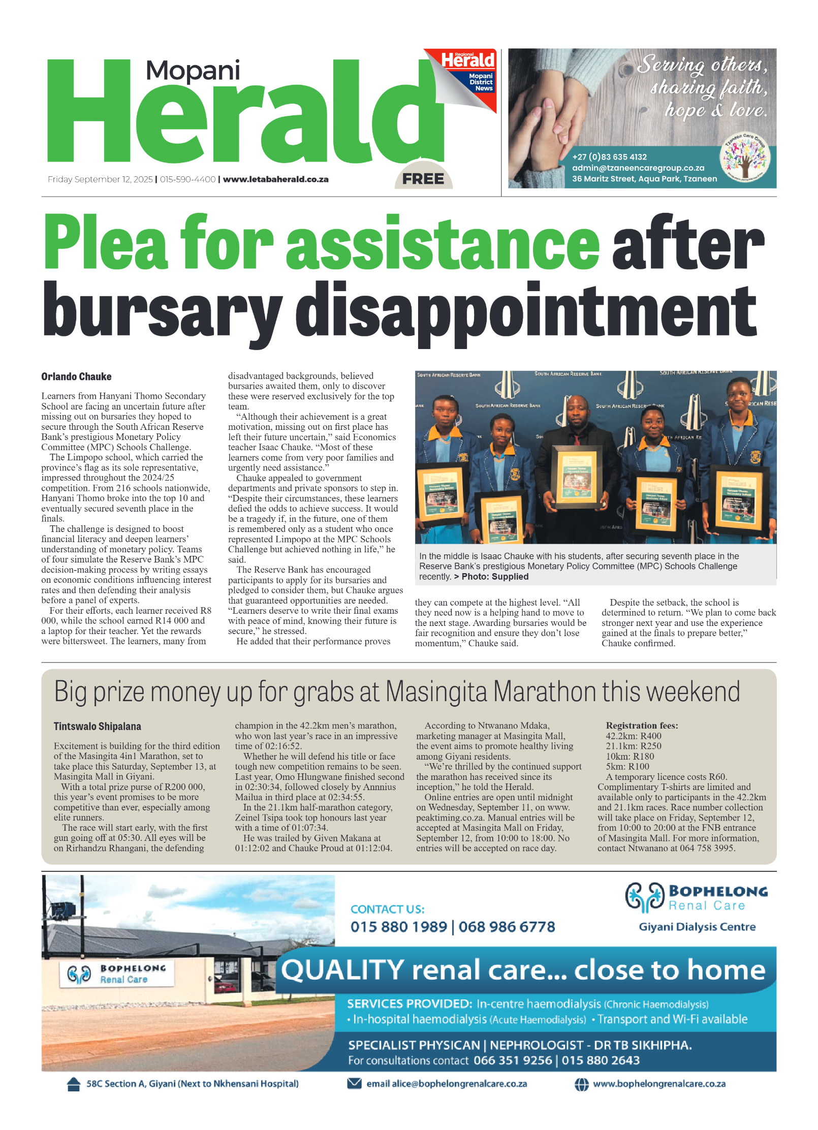 Mopani Herald page 1