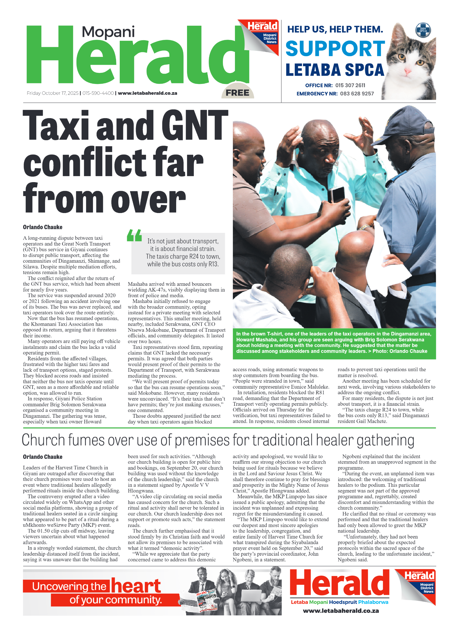 Mopani Herald page 1