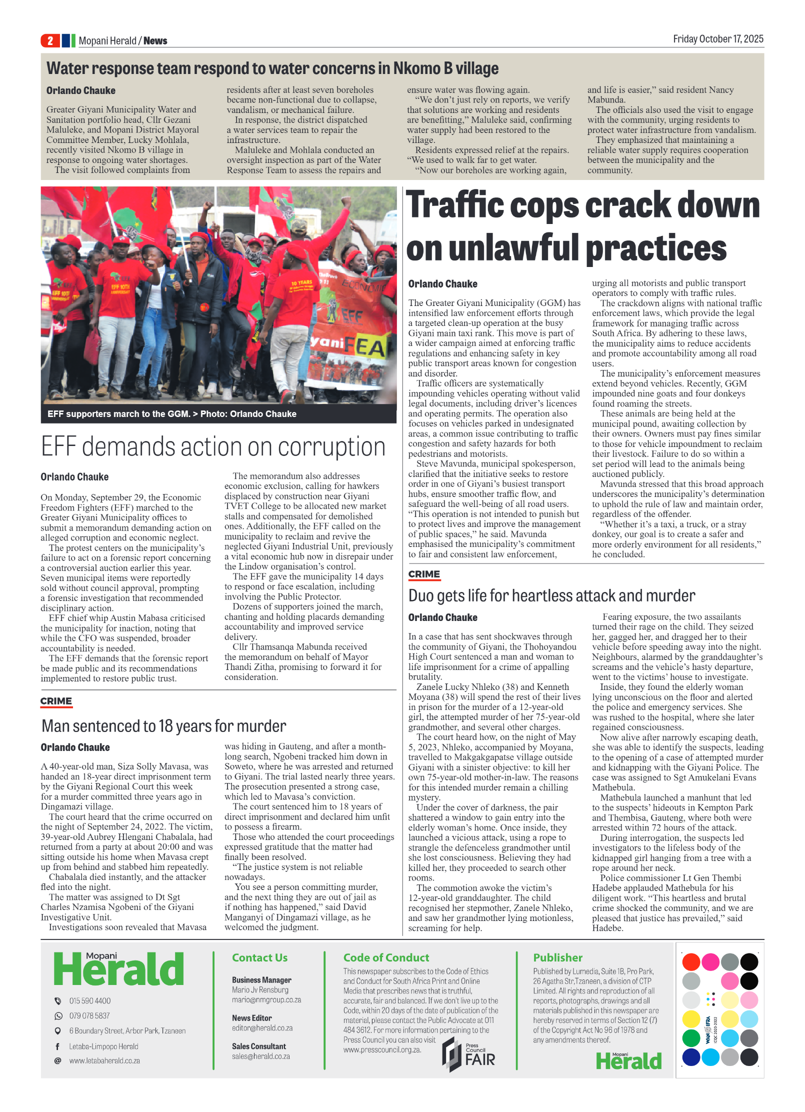Mopani Herald page 2