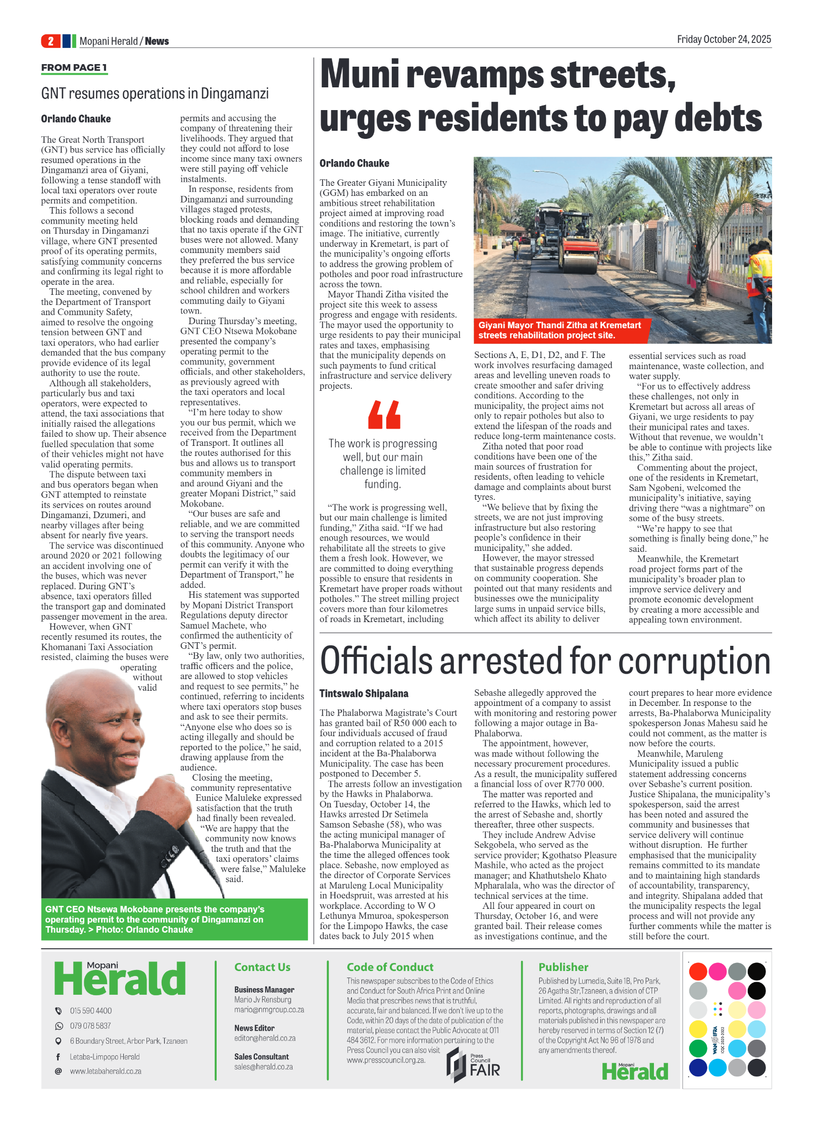 Mopani Herald page 2