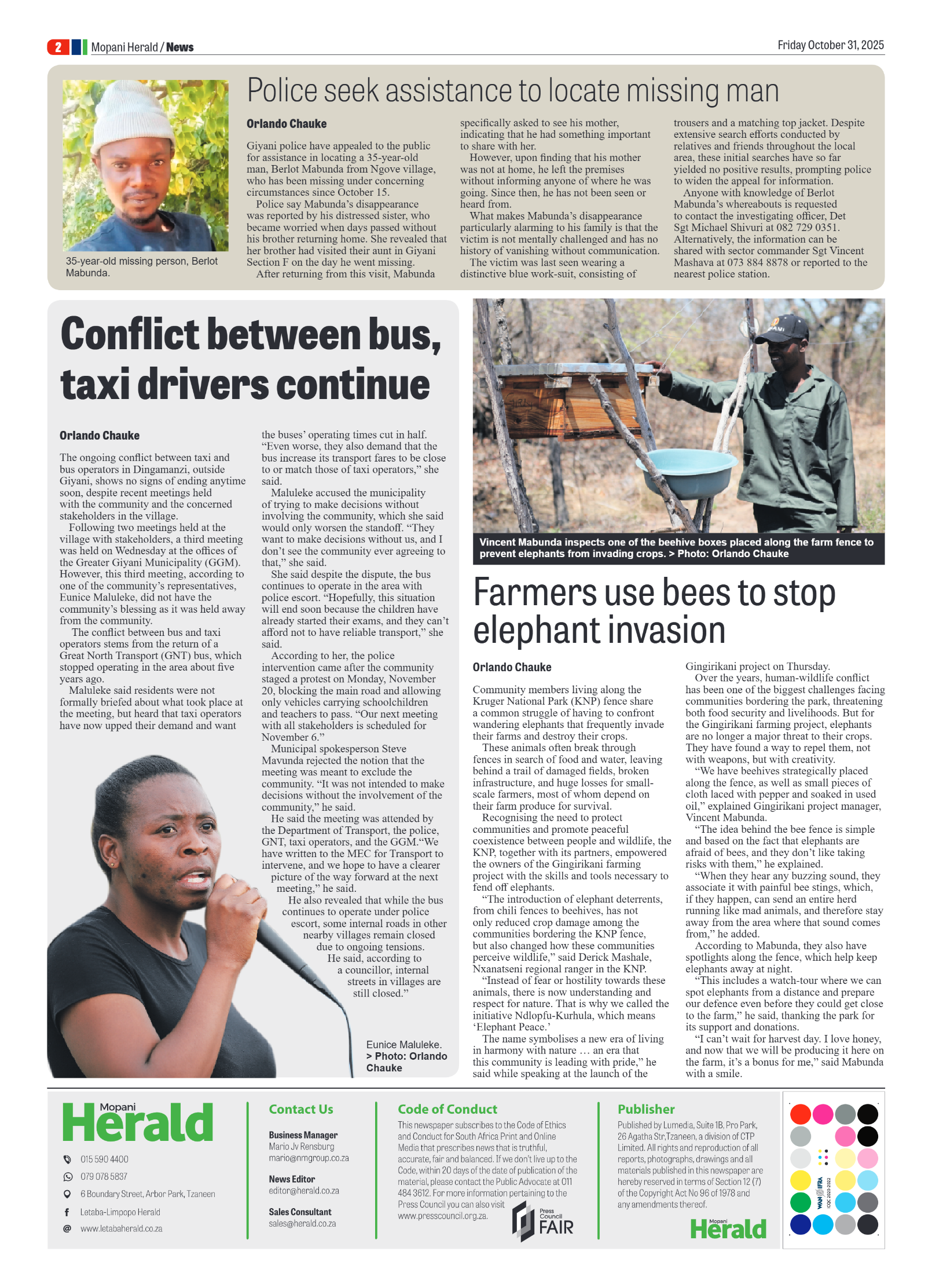 Mopani Herald page 2