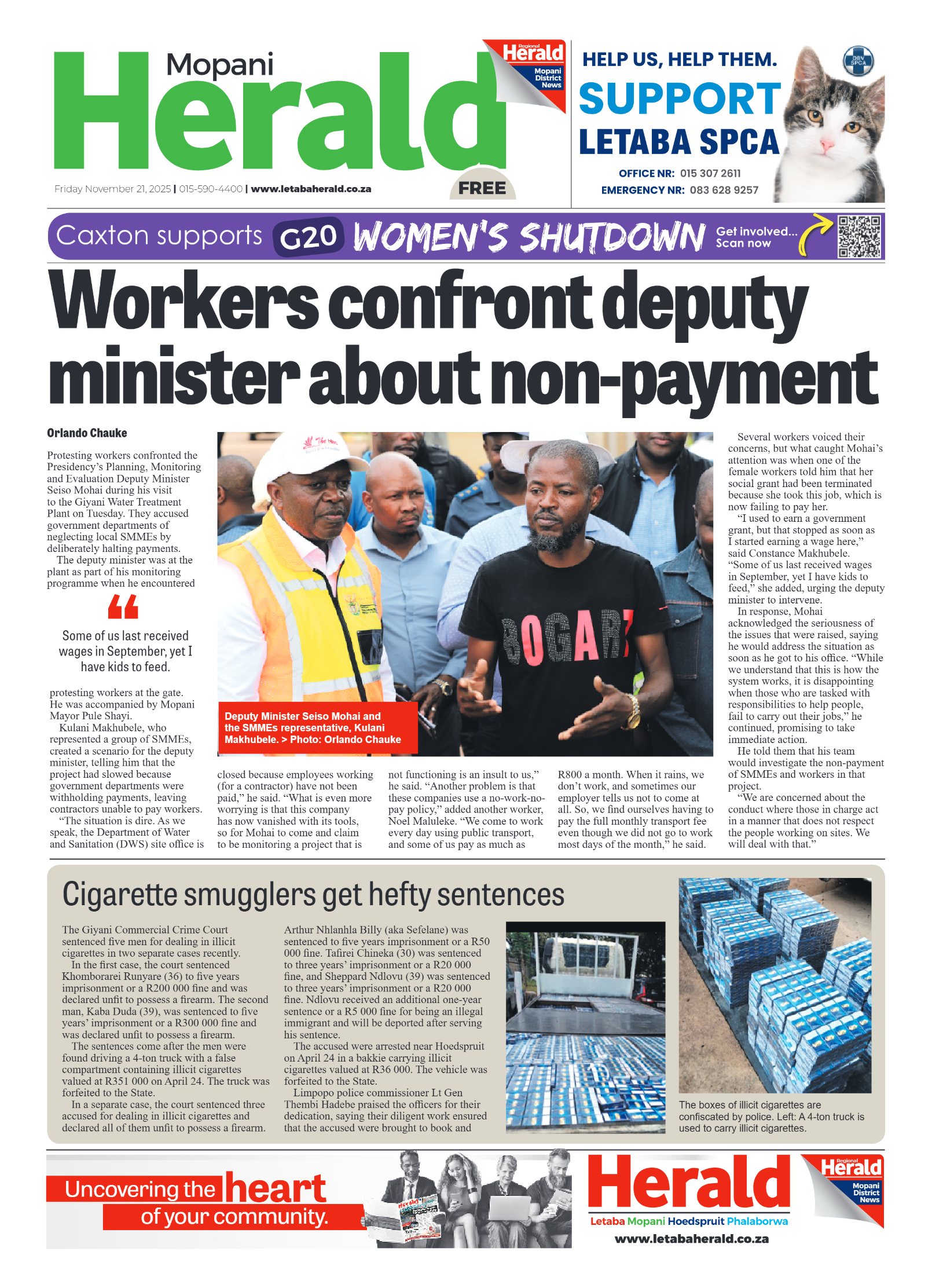 Mopani Herald page 1