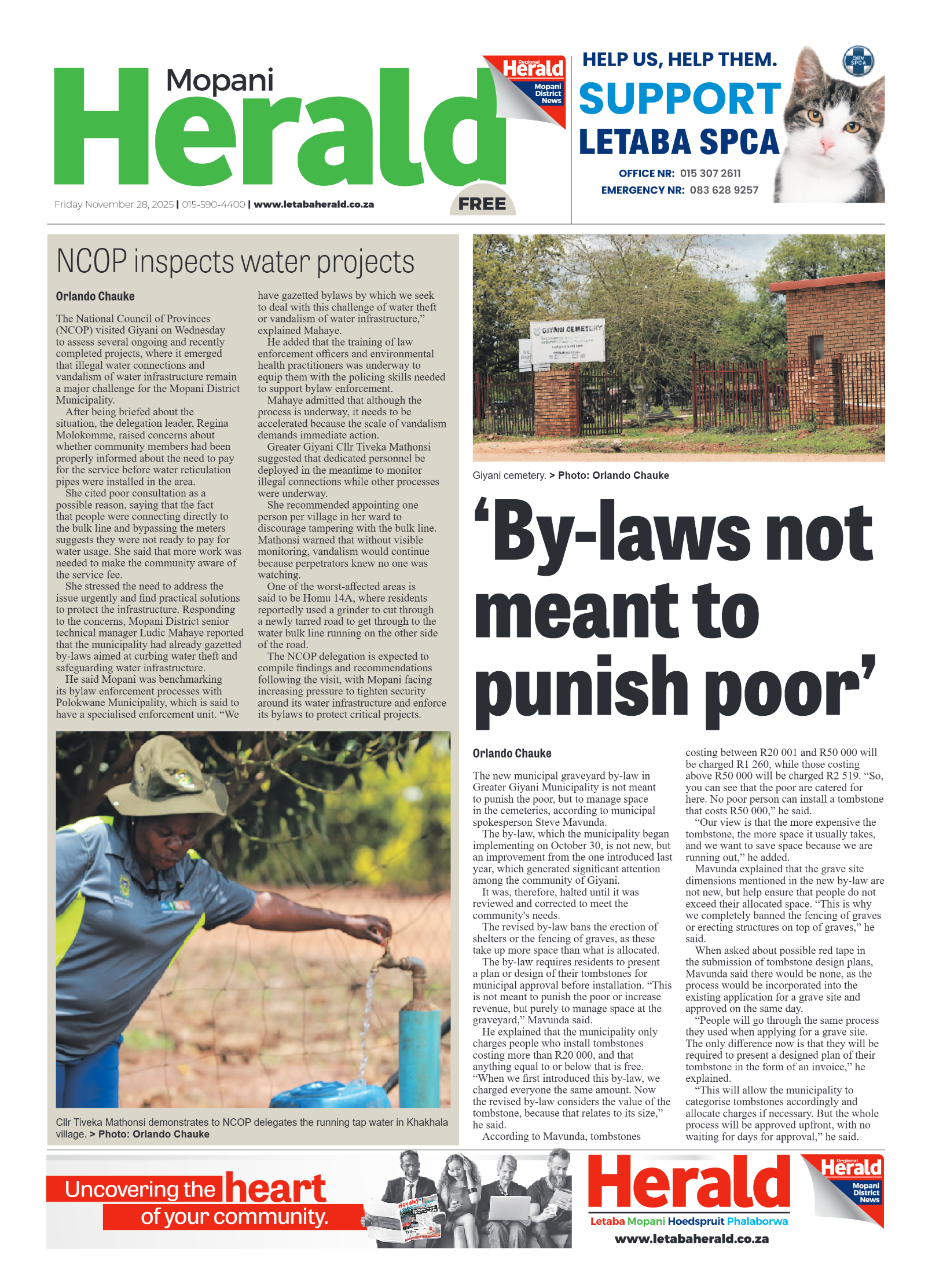 Mopani Herald page 1