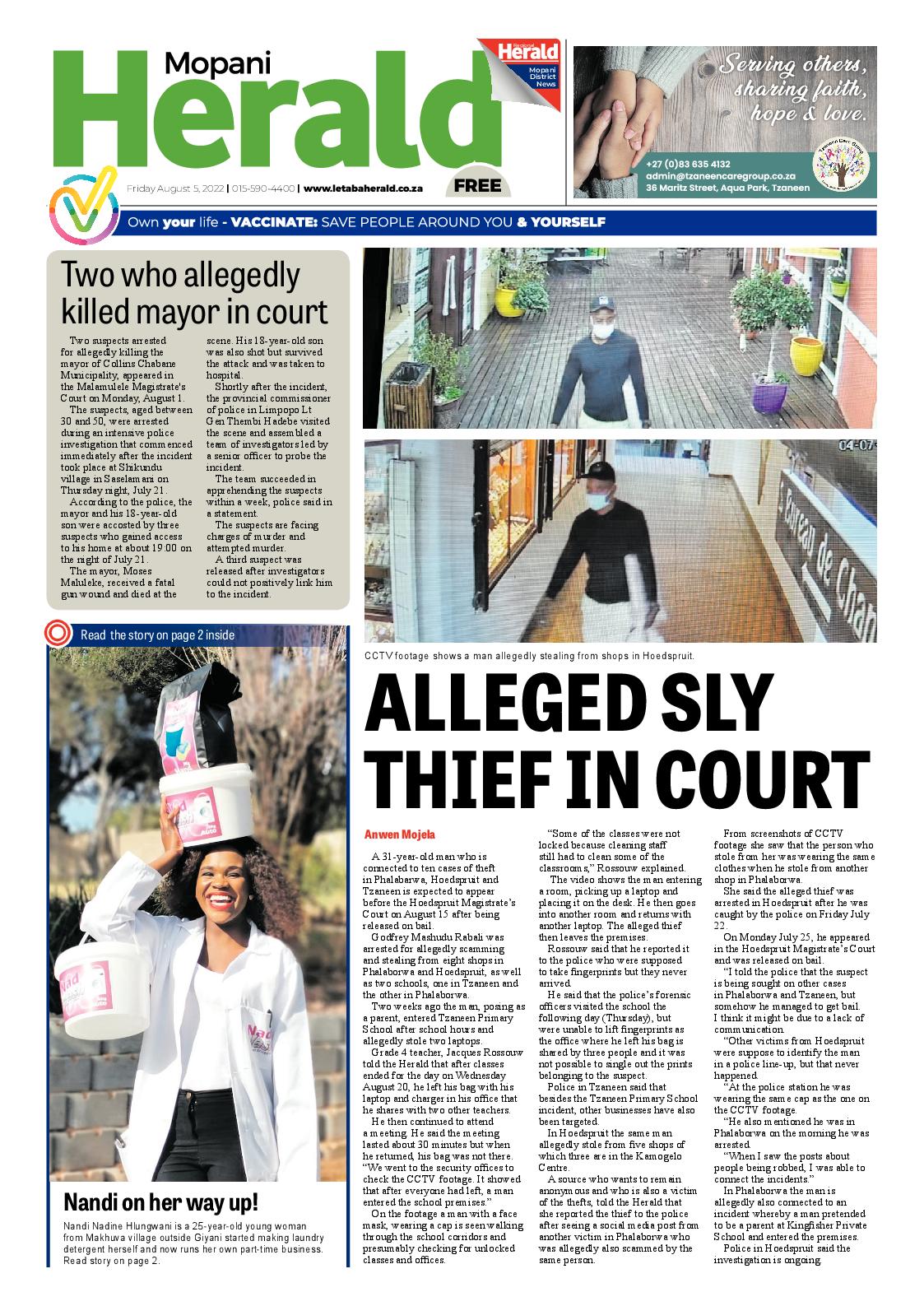 Mopani Herald page 1