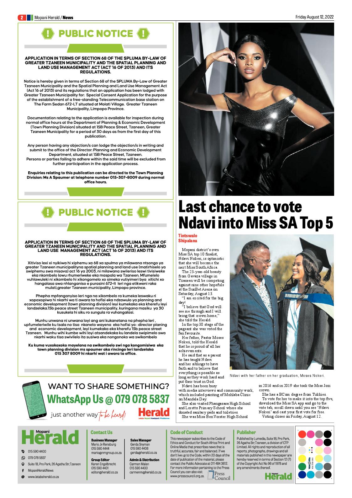 Mopani Herald page 2