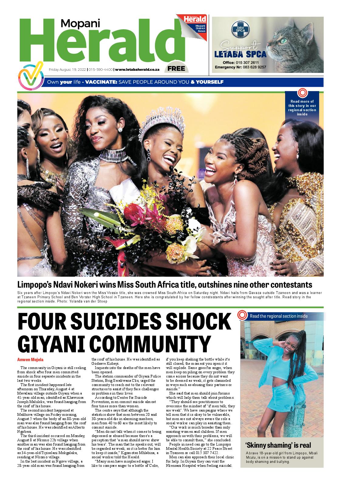 Mopani Herald page 1