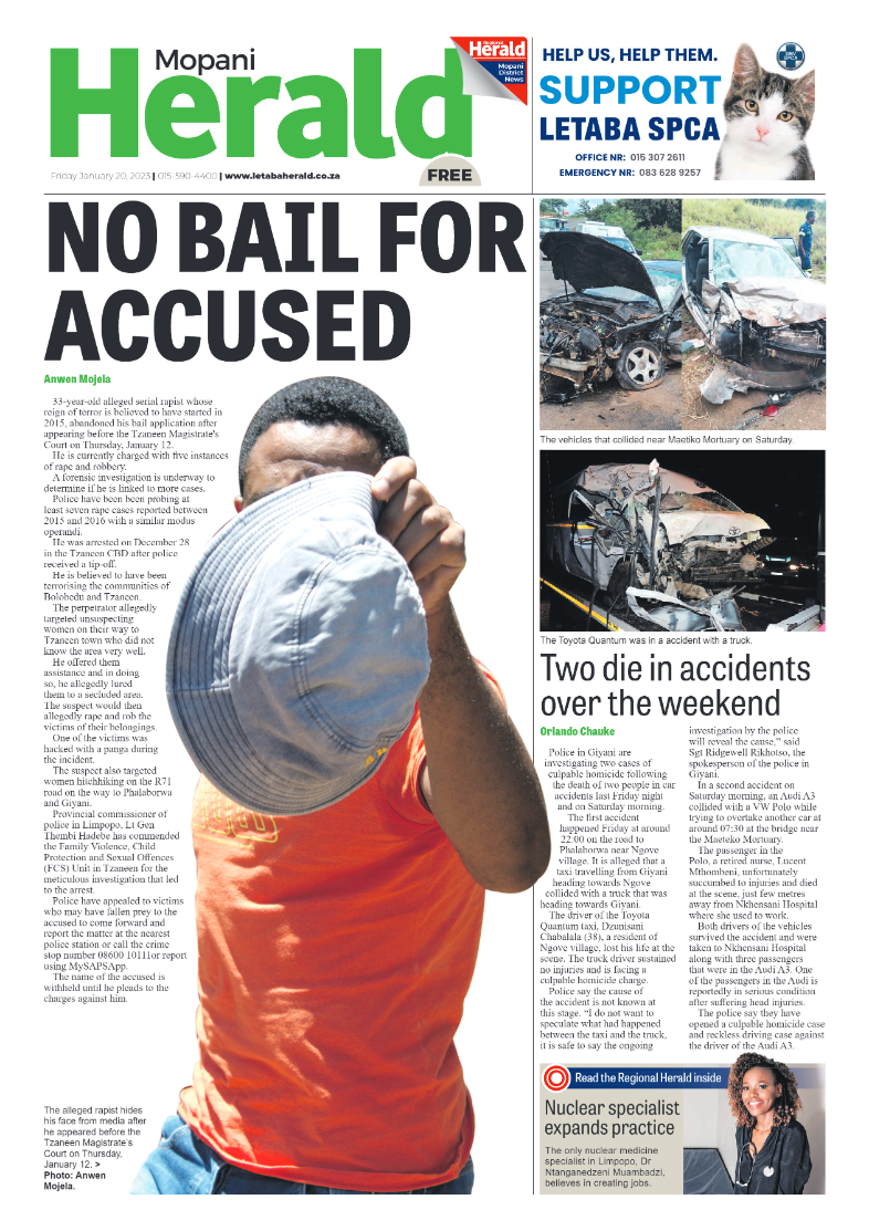 Mopani Herald page 1