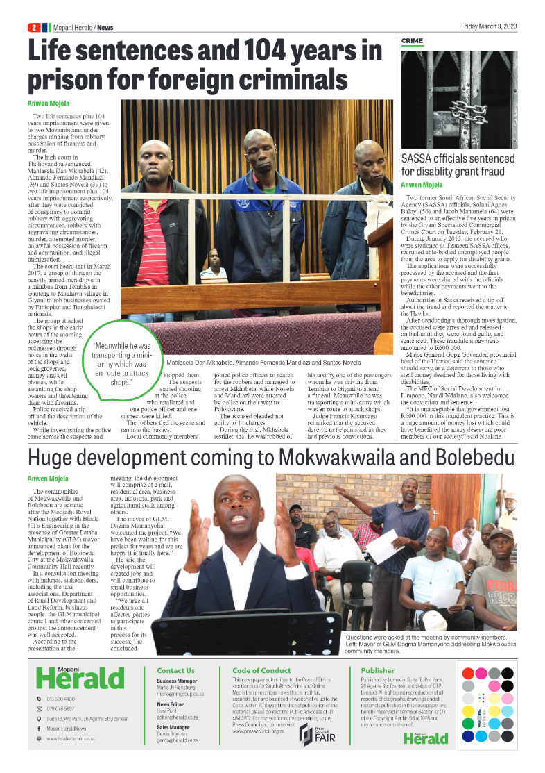 Mopani Herald page 2