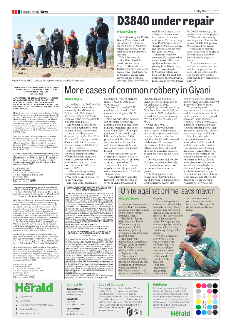 Mopani Herald page 2