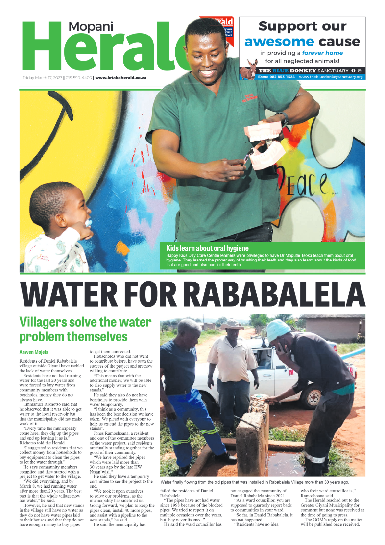 Mopani Herald page 1