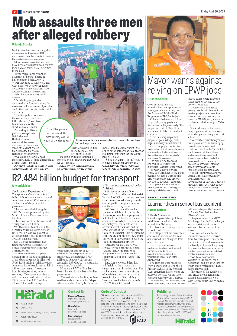 Mopani Herald page 2