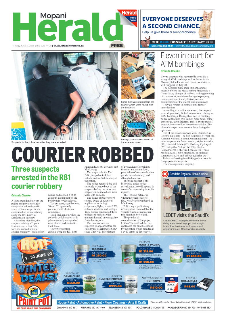 Mopani Herald page 1