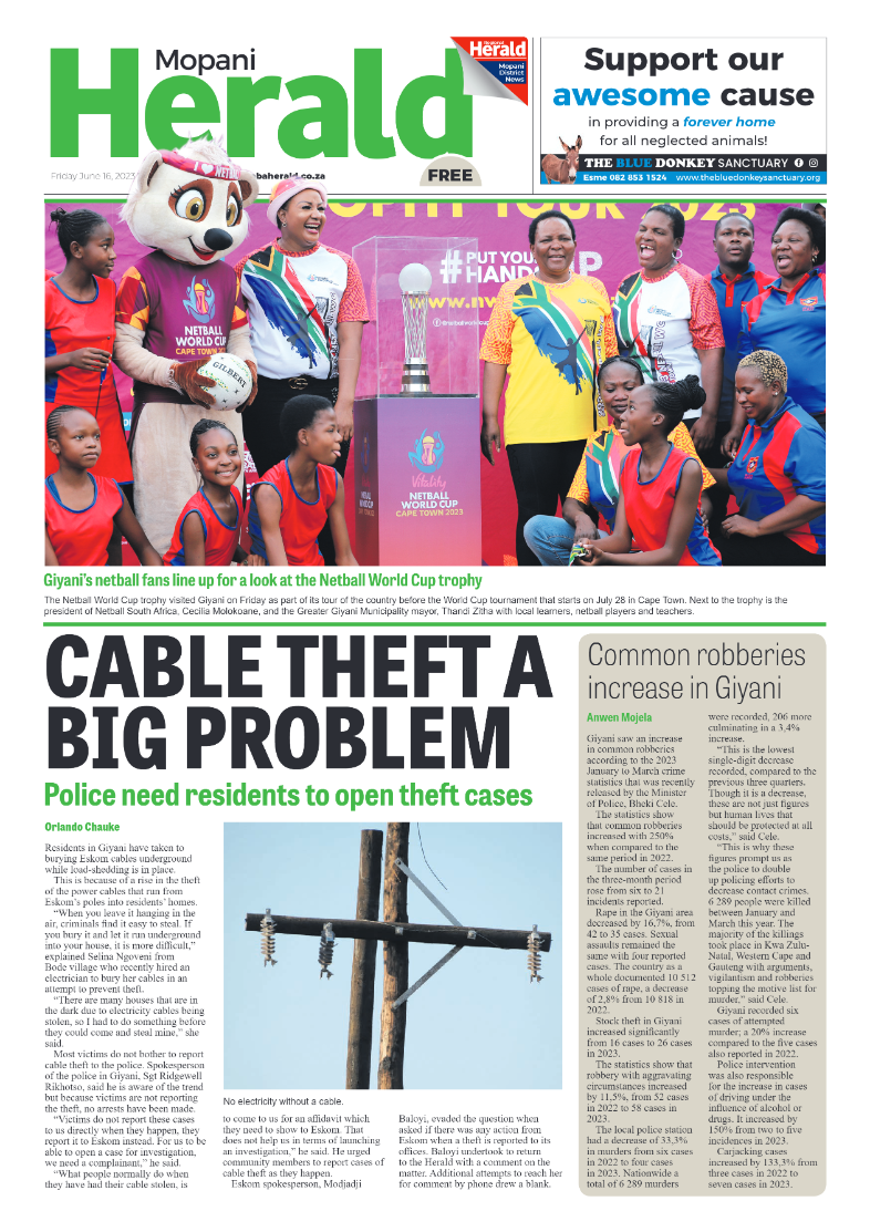 Mopani Herald page 1