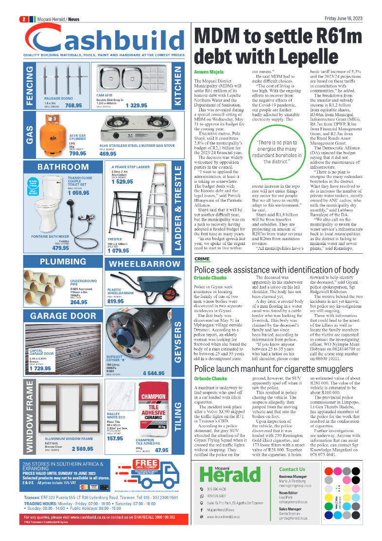 Mopani Herald page 2