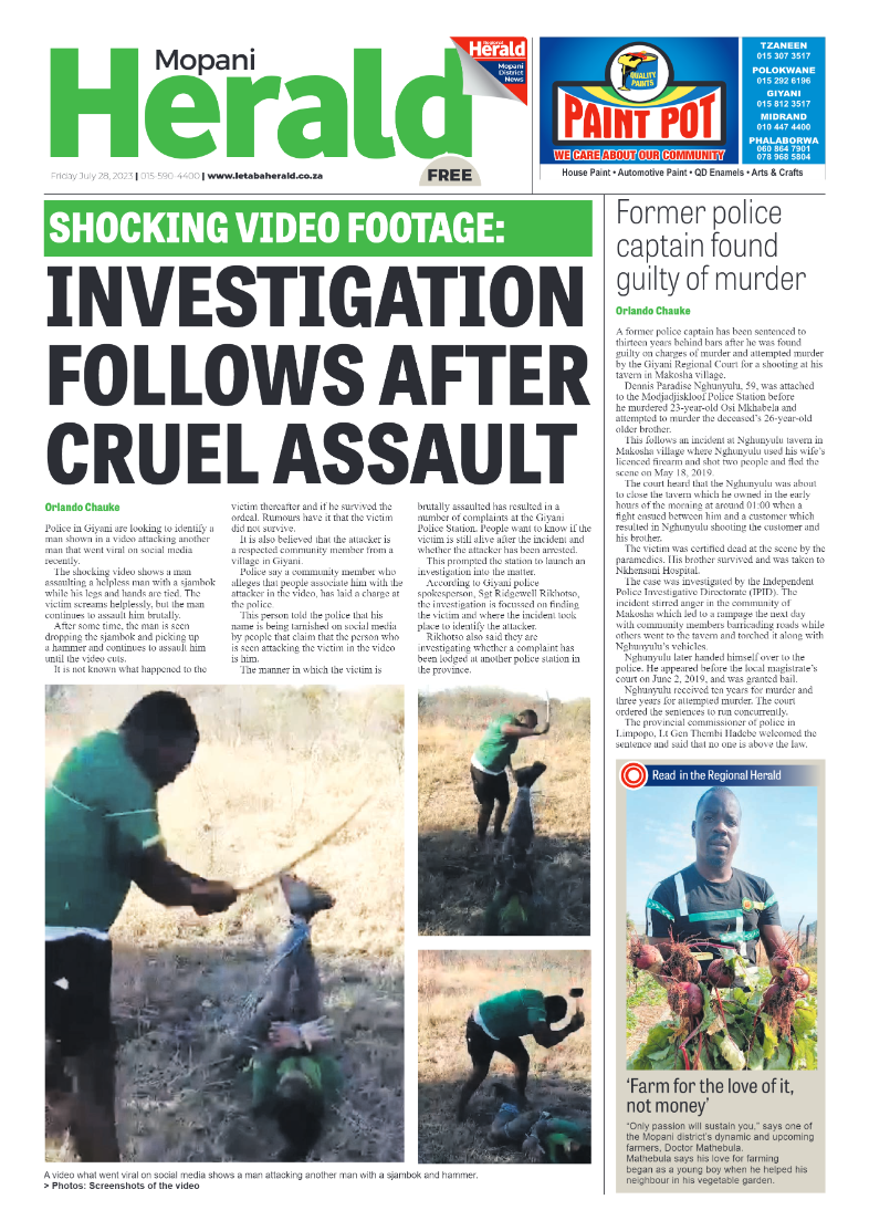 Mopani Herald page 1