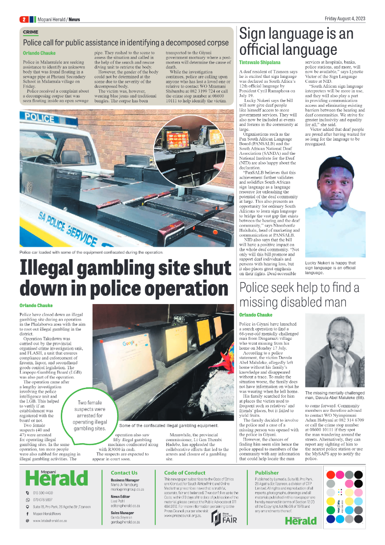 Mopani Herald page 2