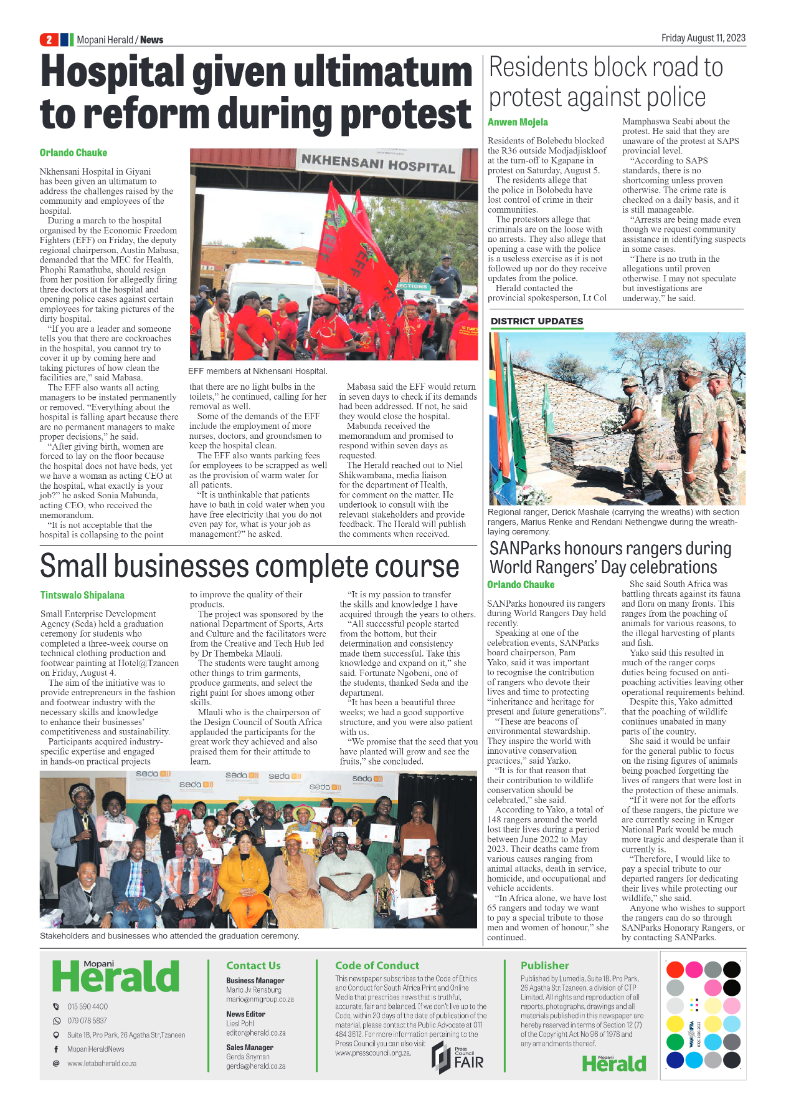 Mopani Herald page 2