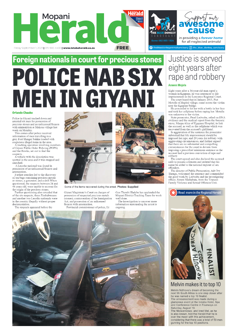 Mopani Herald page 1