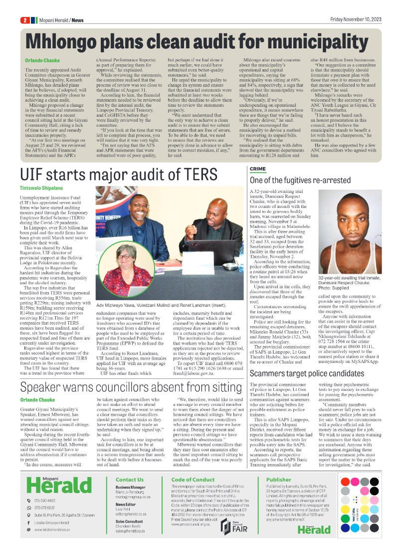 Mopani Herald page 2