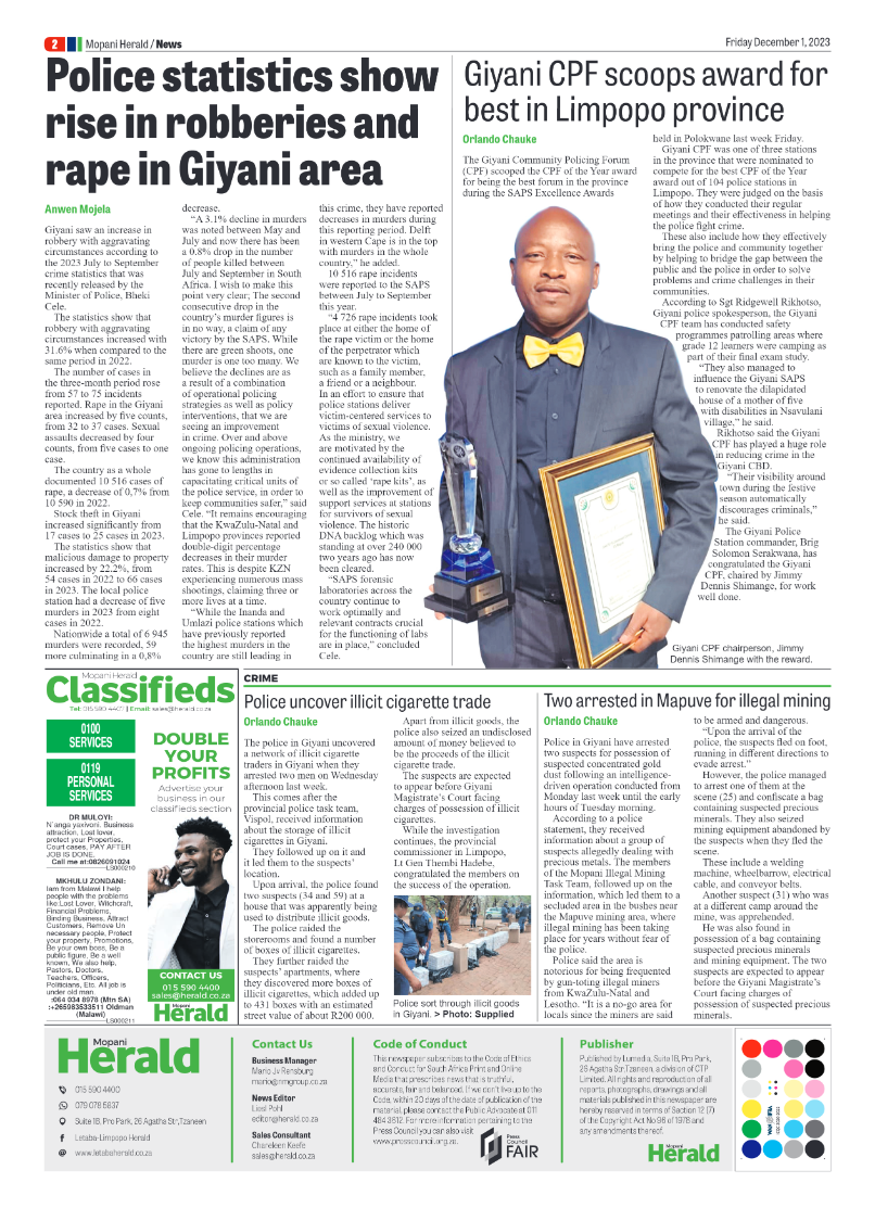 Mopani Herald page 2