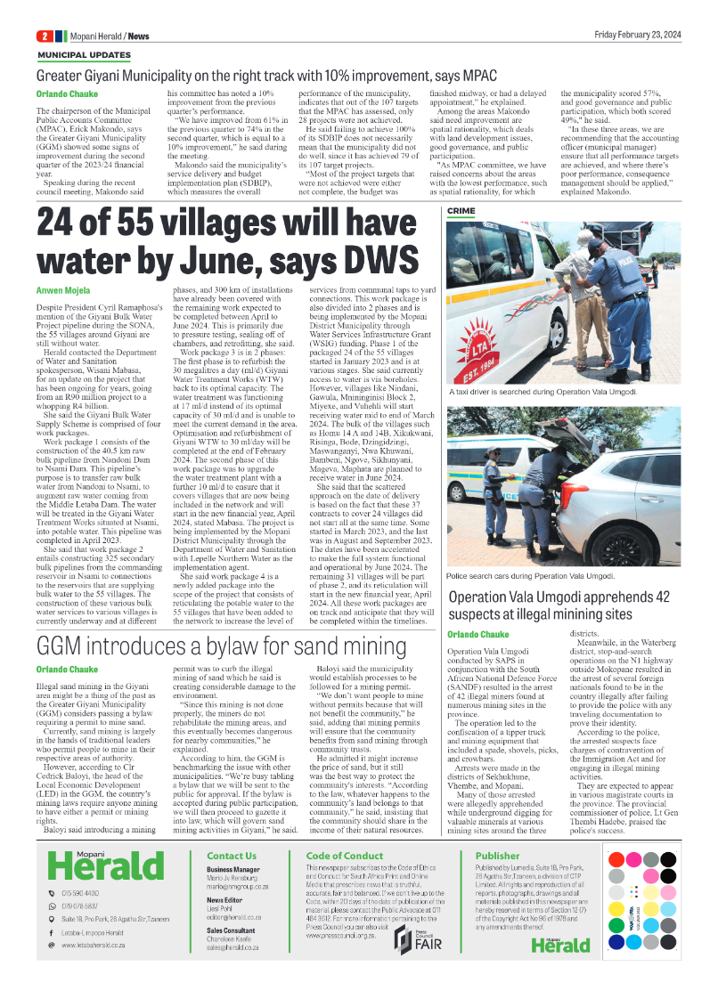 Mopani Herald page 2