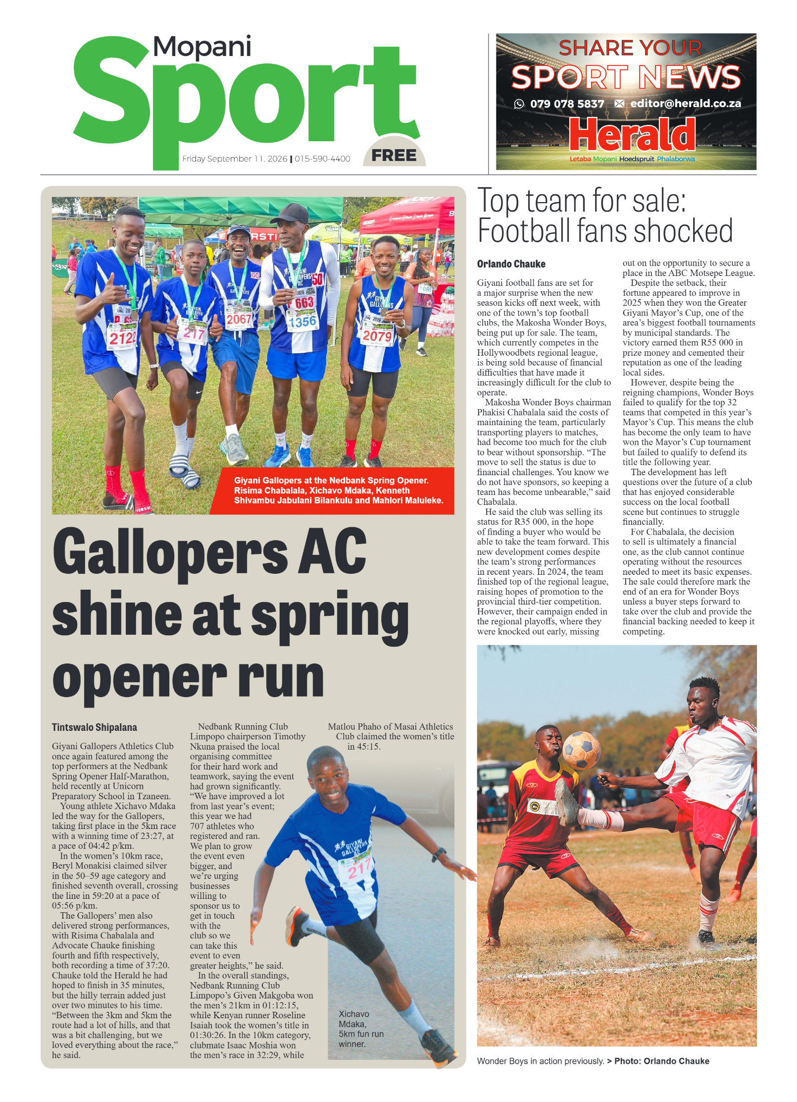 Mopani Herald 11 September 2026 page 8
