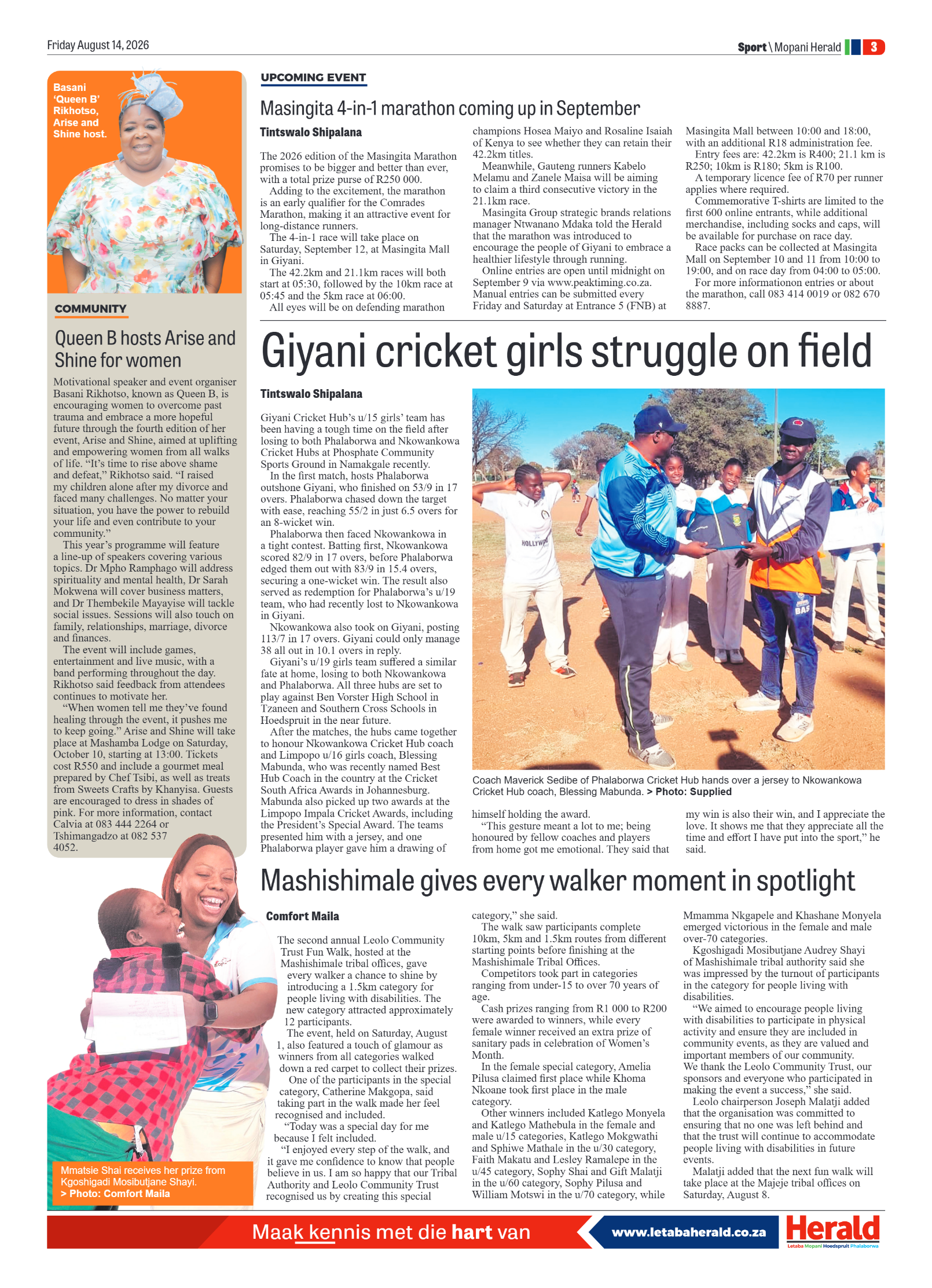 Mopani Herald 14 August 2026 page 7