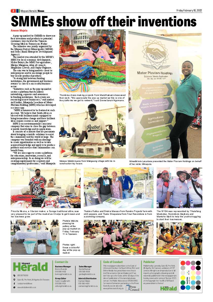 Mopani Herald 18 Feb 2022 page 2