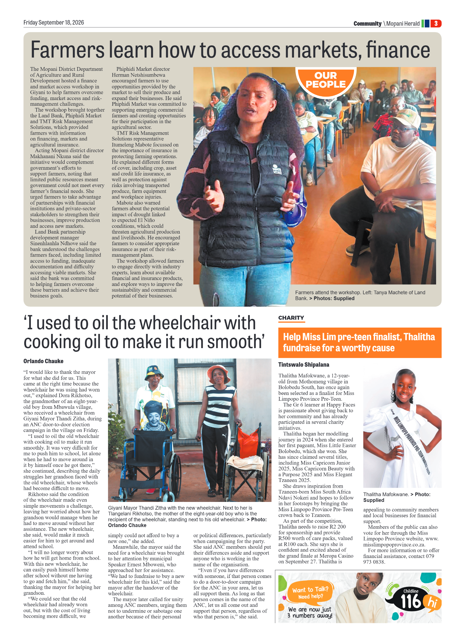 Mopani Herald 18 September 2026 page 11