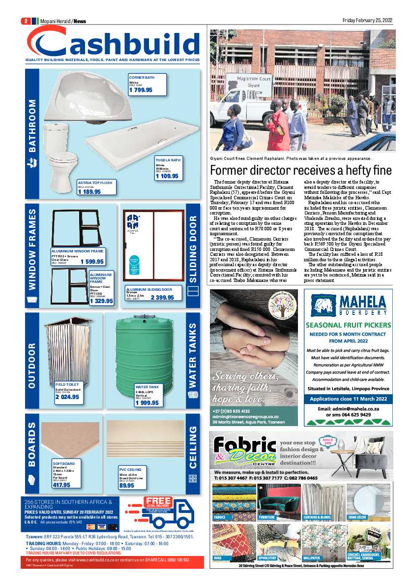 Mopani Herald 25 Feb 2022 page 2