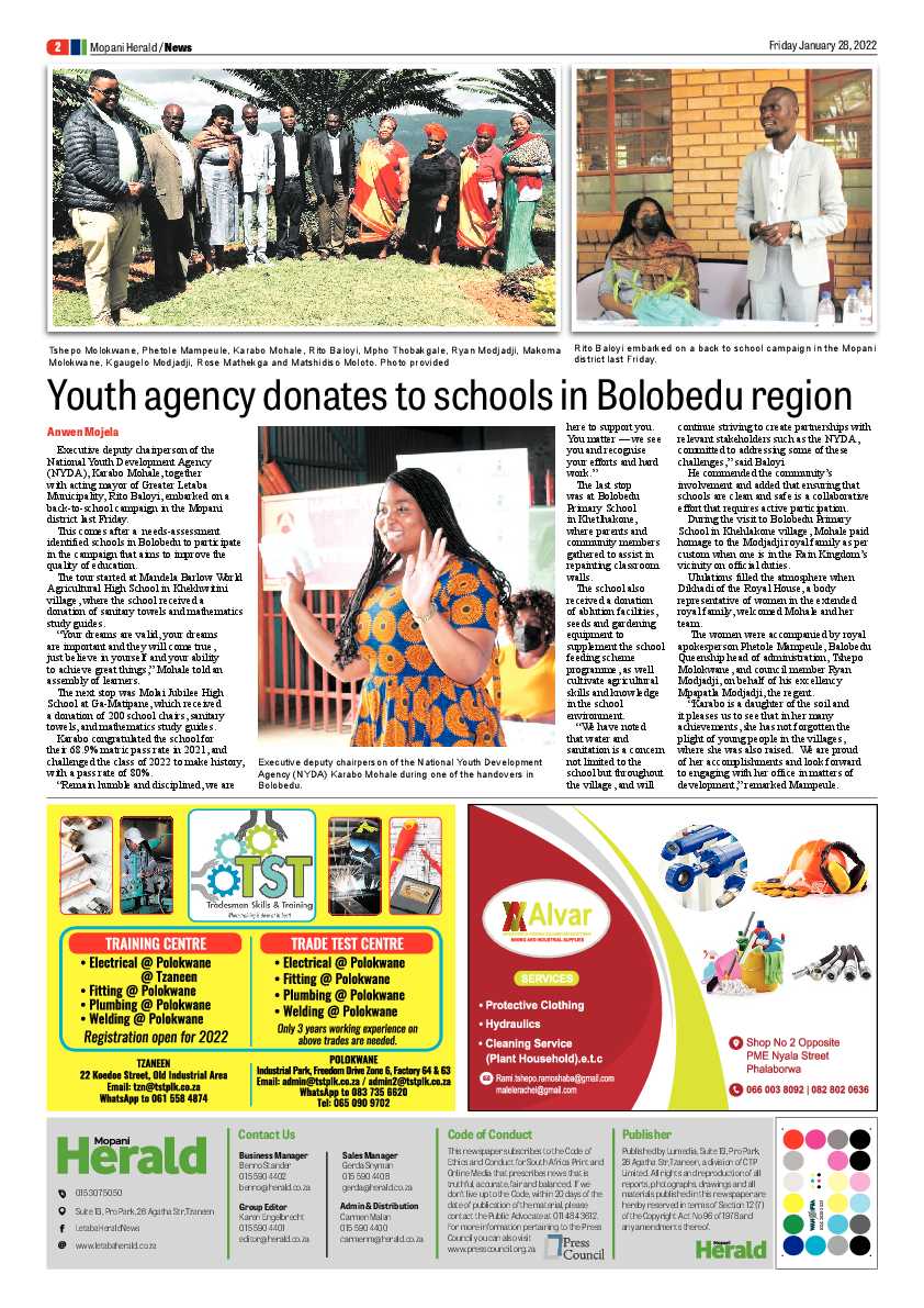 Mopani Herald 28 Jan 2022 page 2