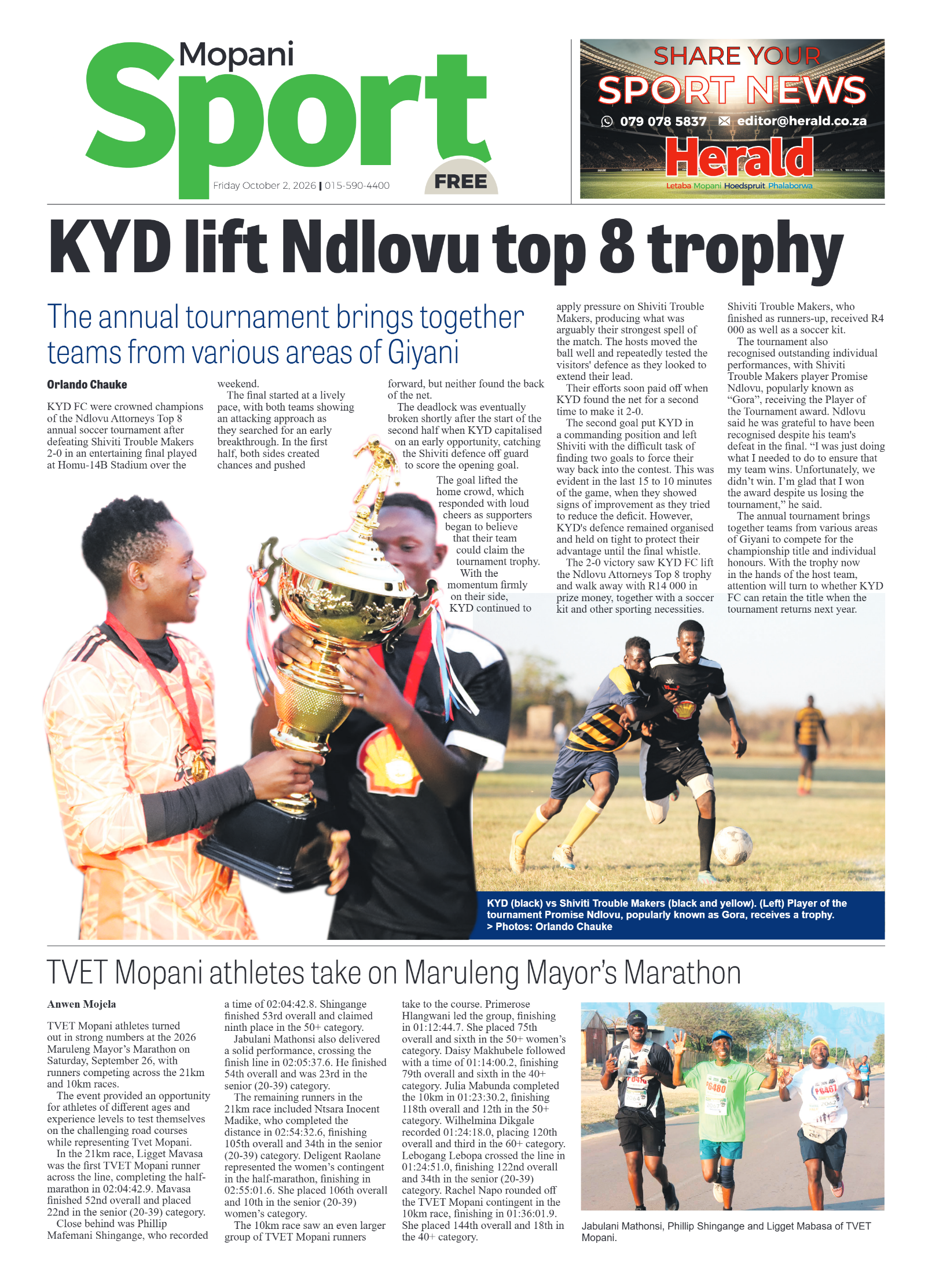 Mopani Herald 2 October 2026 page 8